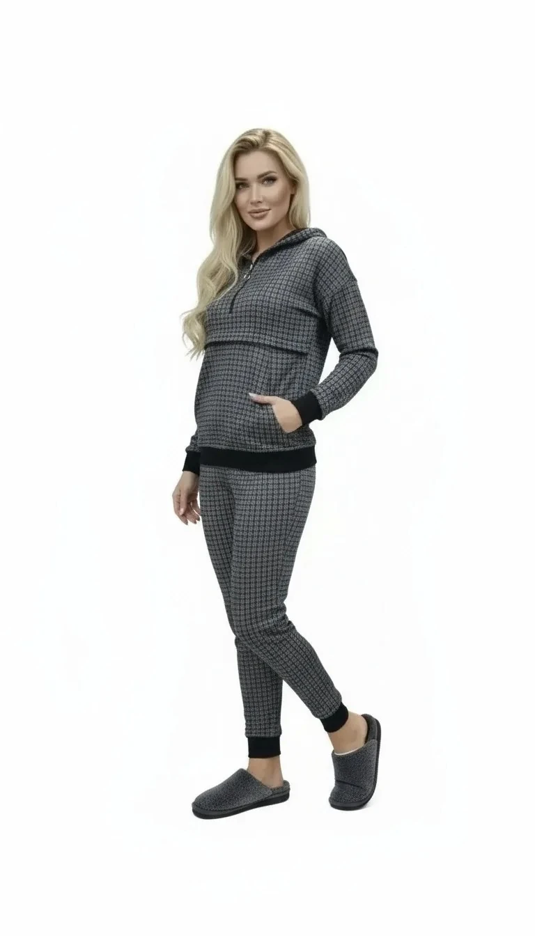 Kapşonlu Kadın Eşofman Takımı