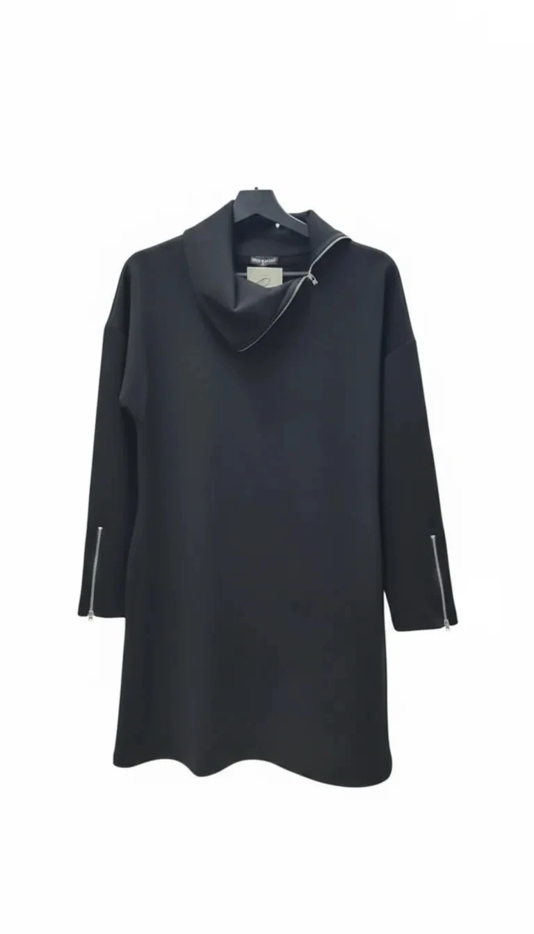 Fermuar Detaylı Elbise