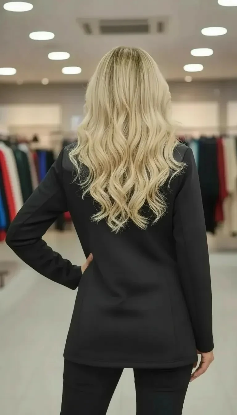 Kapitone Detaylı Ceket