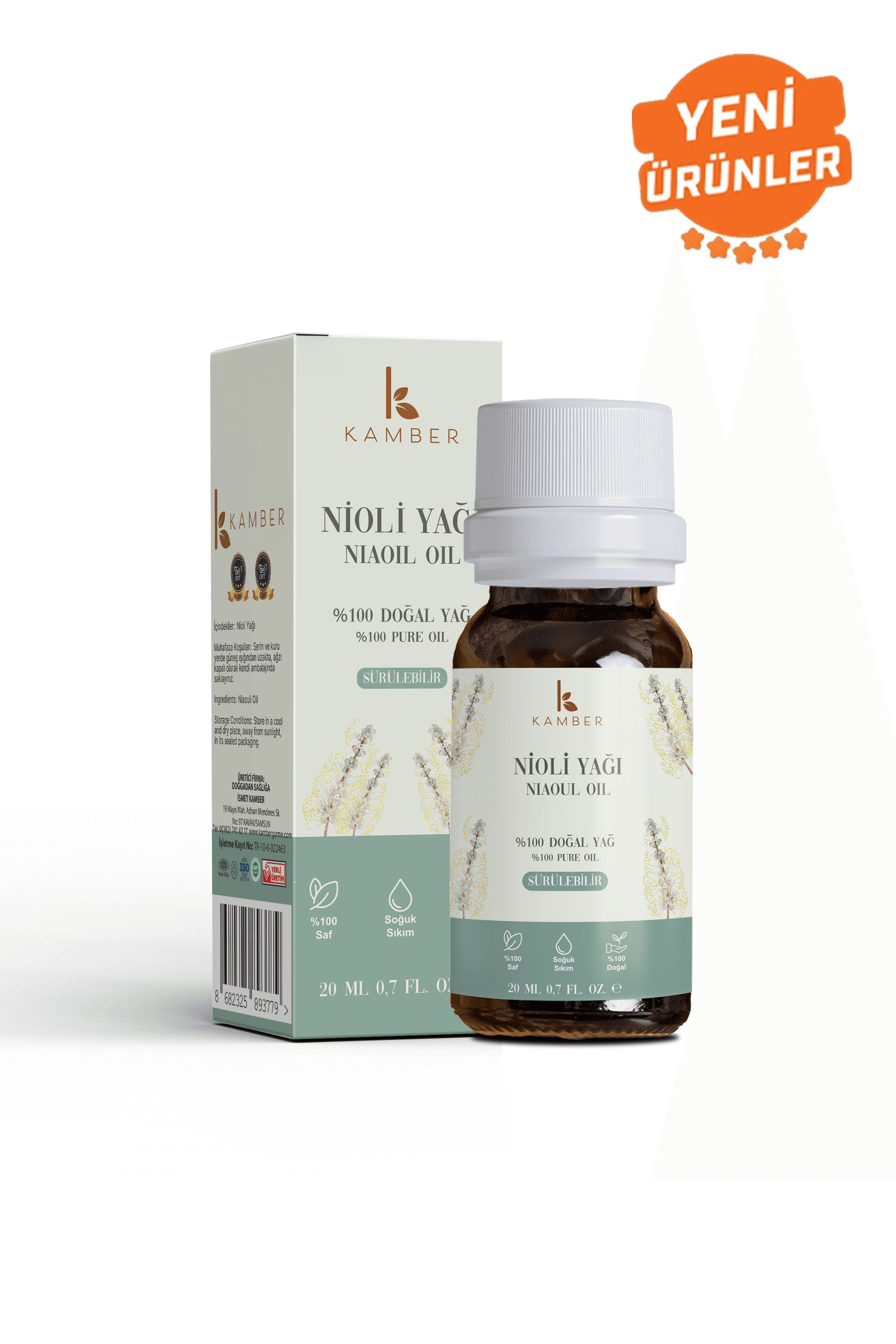 Nioli Yağı 20ml - Koku önlemeye yardımcı