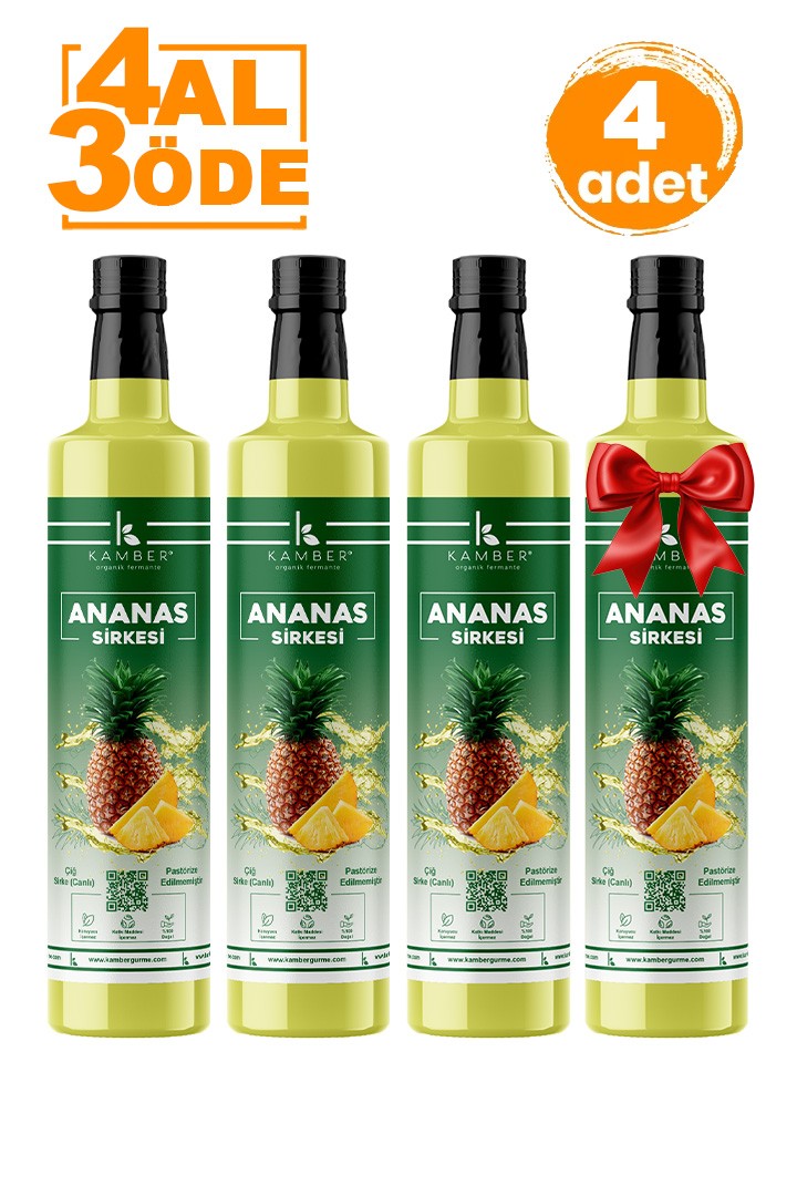 4al3öde Ananas Sirkesi (4 adet)