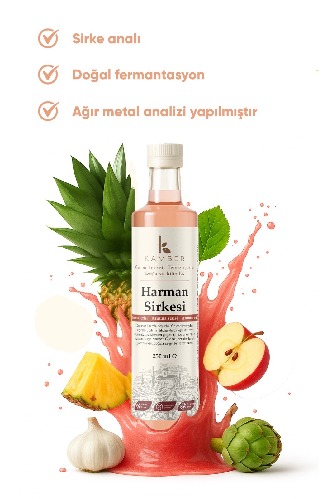 Harman Sirkesi - 250ML (1,5 Yıl Dinlendirilmiş)