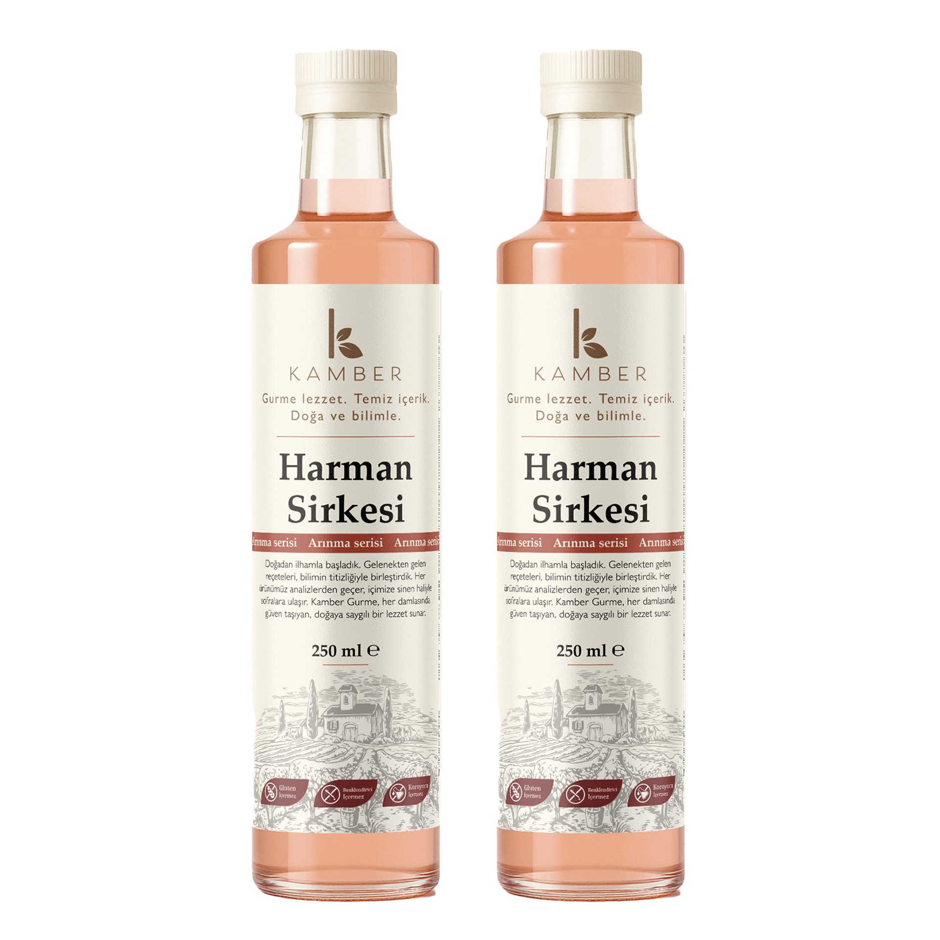 2'lü Harman Sirkesi - 2x250ML (1,5 Yıl Dinlendirilmiş)