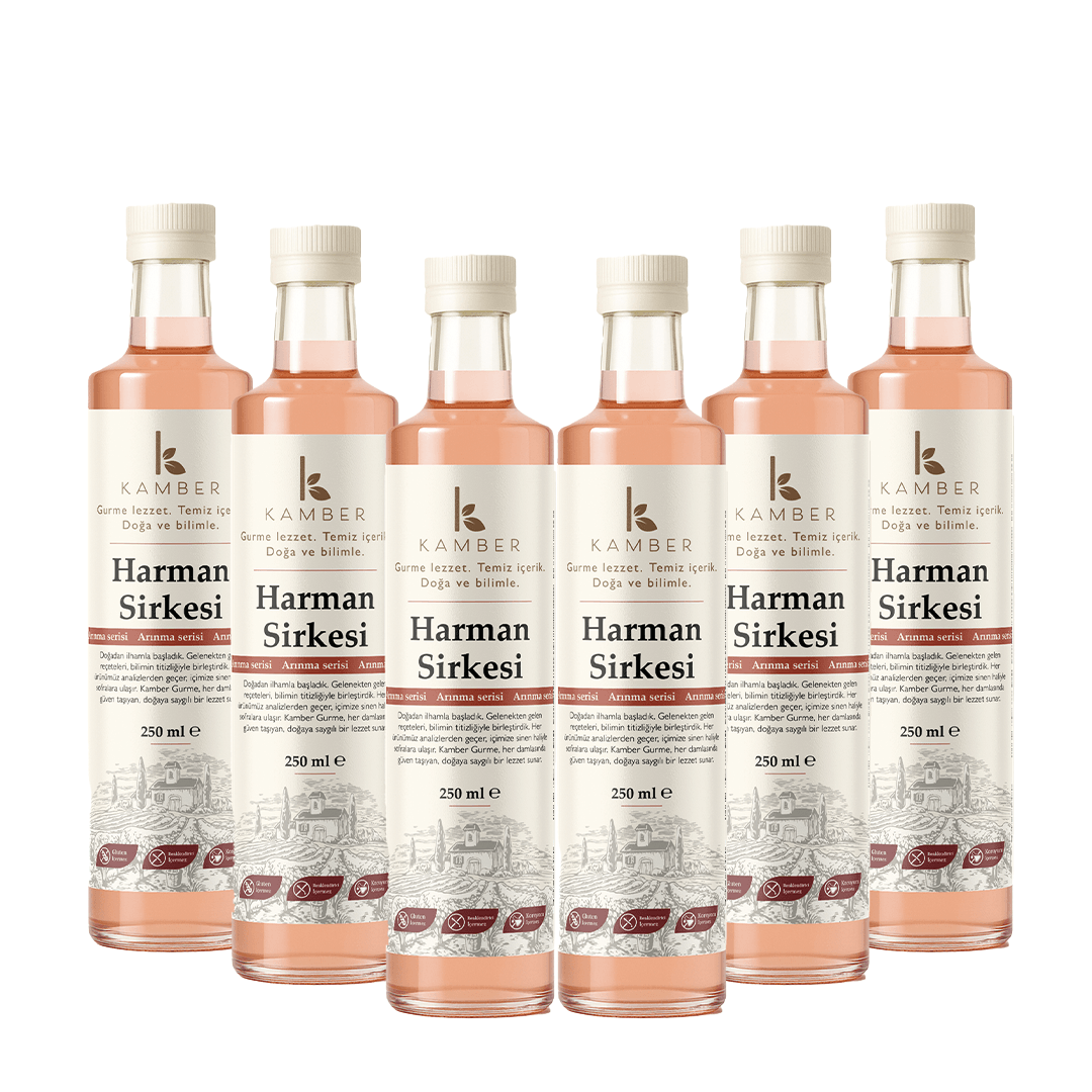 6'lıHarman Sirkesi - 6x250ML (1,5 Yıl Dinlendirilmiş)