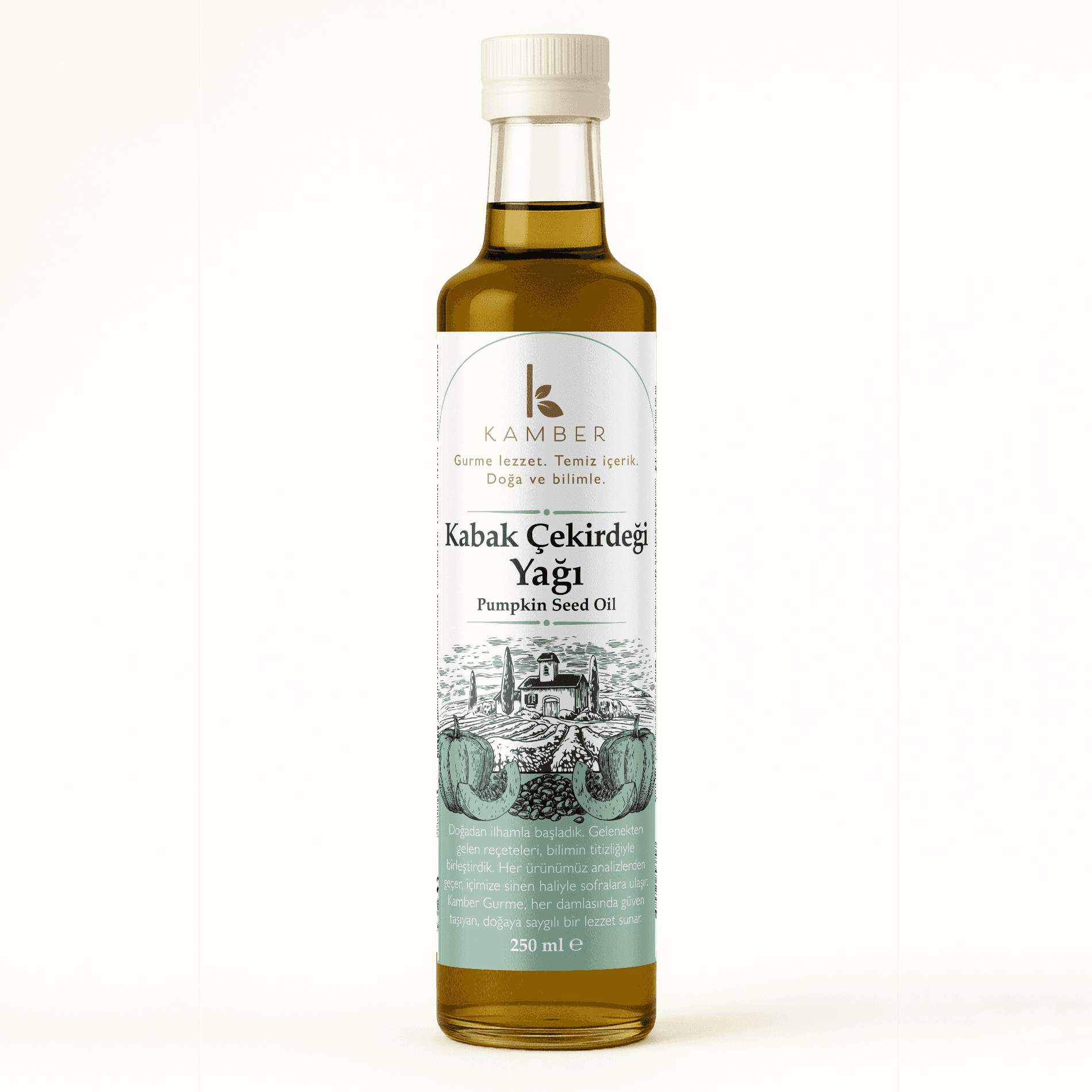 Kabak Çekirdeği Yağı 250 ml - Soğuk Sıkım - Özel Üretim