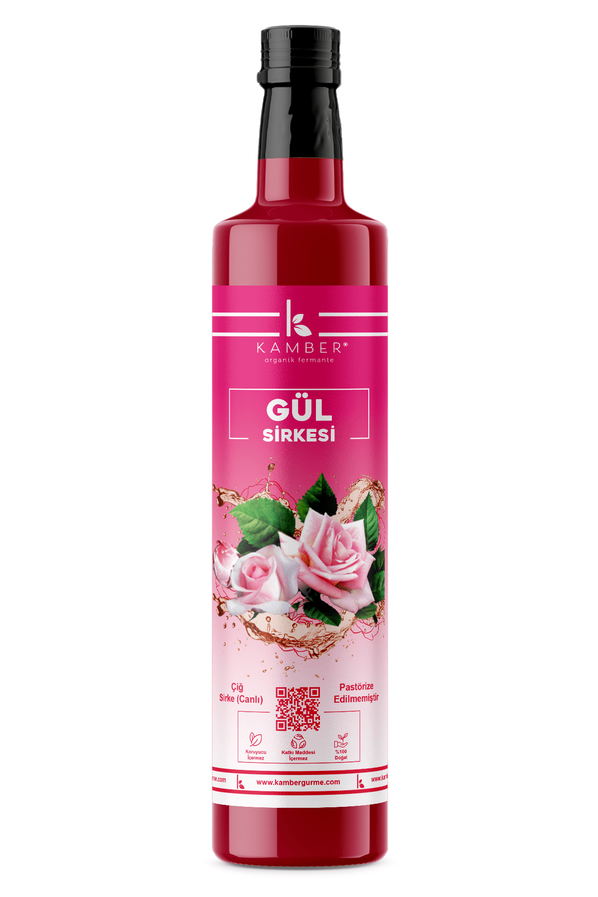Natural Fermentation Rose Vinegar - 500 ML