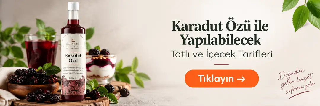Karadut Özü ile Yapılabilecek Tatlı ve İçecek Tarifleri 