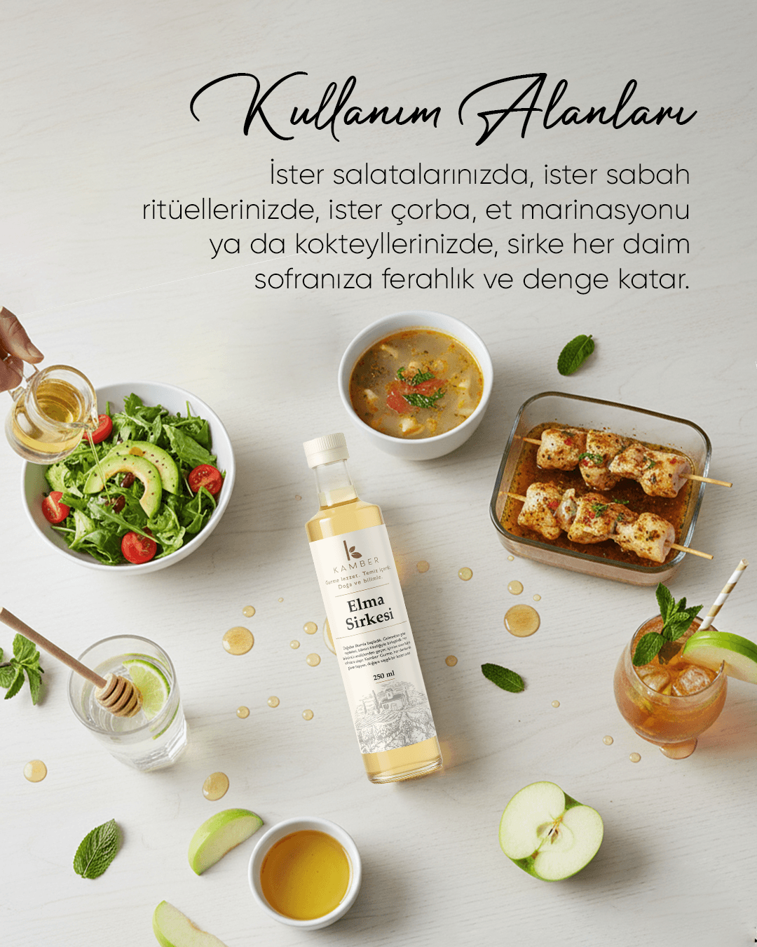Elma Sirkesi 250 ML (36 AY DİNLENDİRİLMİŞ )