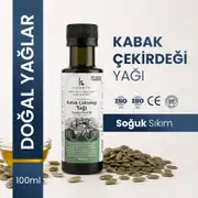 100 ML Çiğ Kabak Çekirdeği Yağı  - Soğuk Sıkım (Özel Üretim)