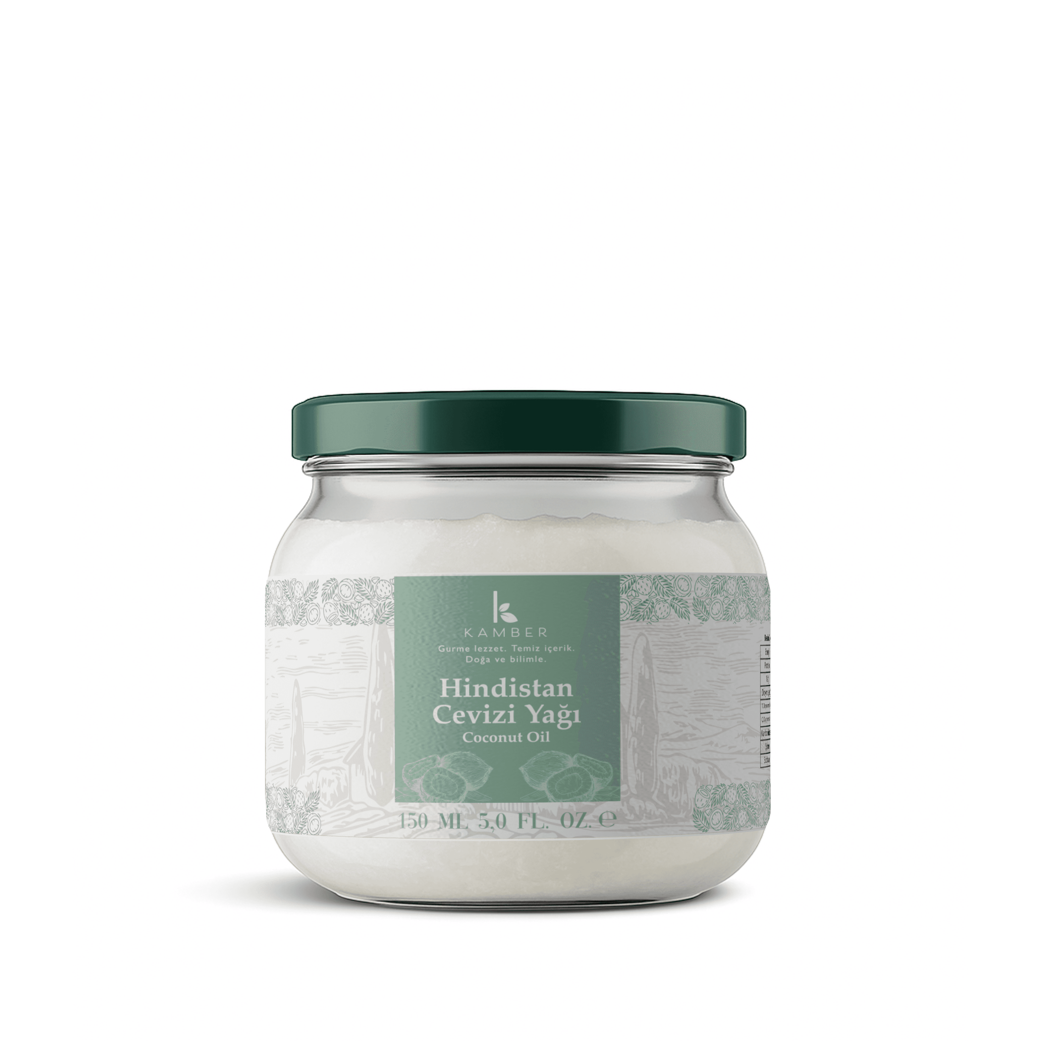 %100 Doğal Hindistan Cevizi yağı 150ml ( Güney Asya’dan)