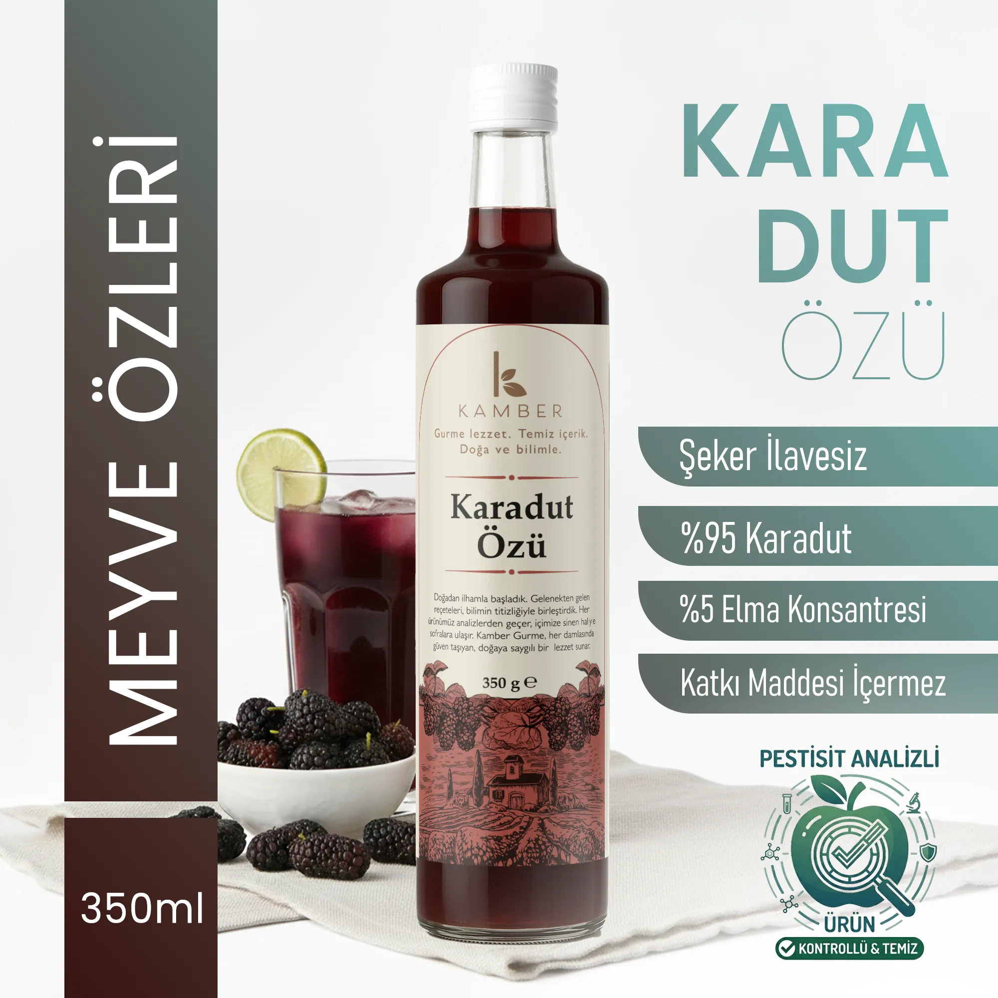 100 Doğal Meyve Özleri | Kamber Gurme