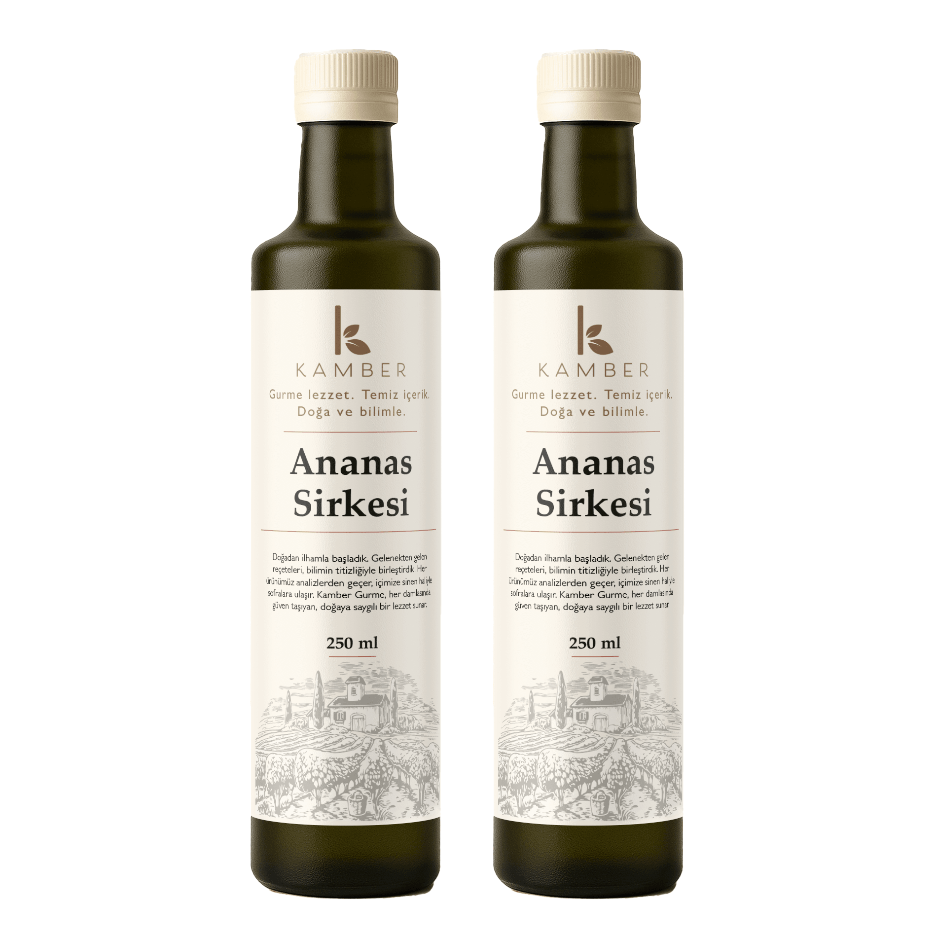 Ananas Sirkesi (250ML x 2 ) YENİ SERİ