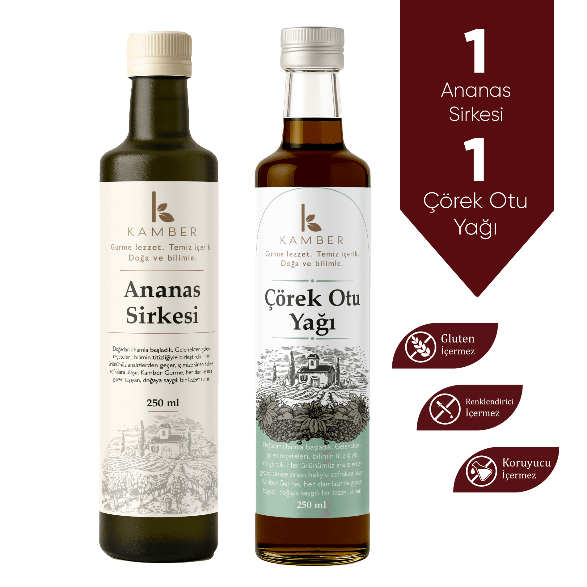 Ananas Sirkesi ve Çörek Otu Yağı