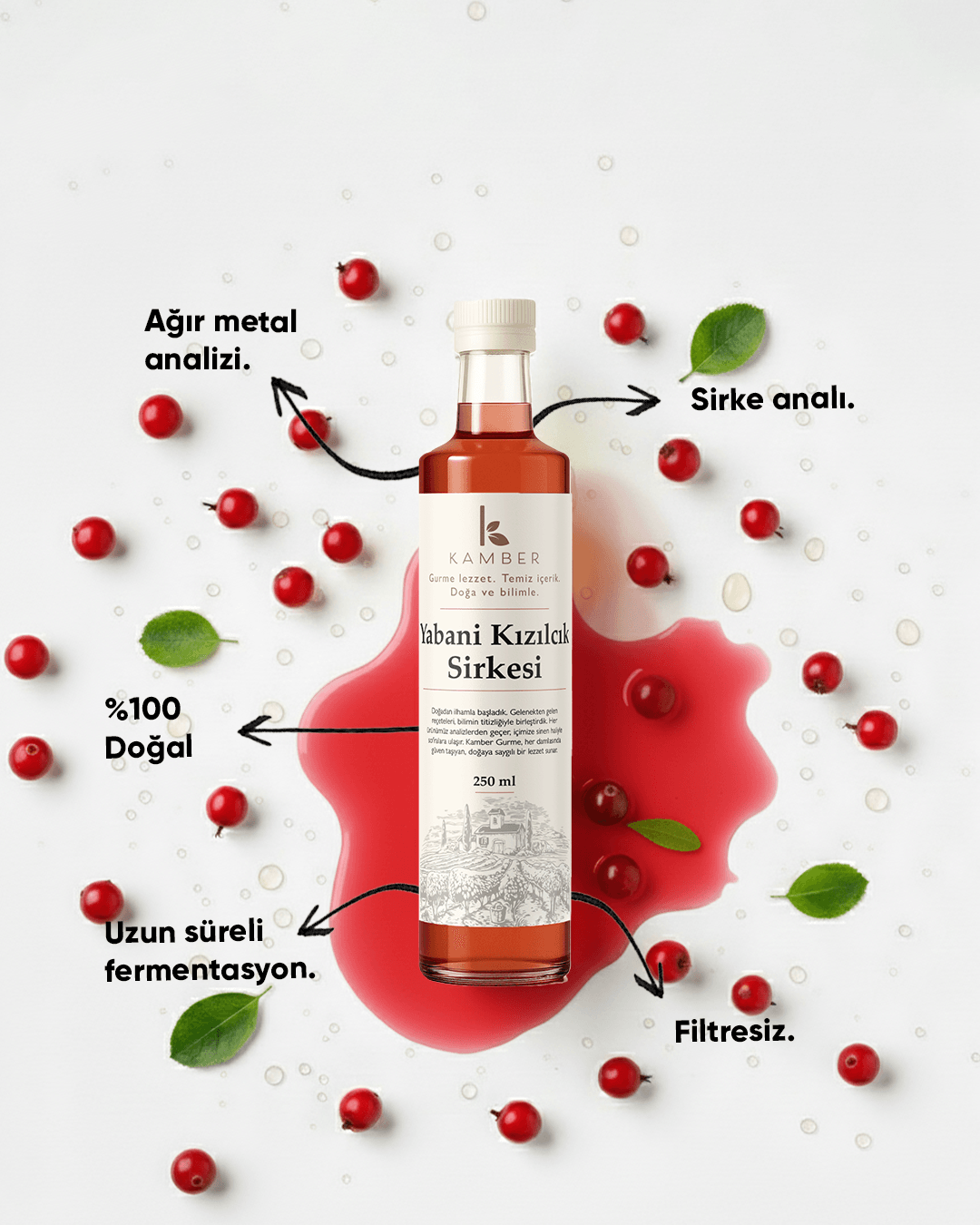 Dağ Kızılcığı-36 Ay Dinlendirilmiş - 250 ML