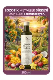 Egzotik Meyveler Sirkesi 250 ML - Uzun Süreli Fermantasyon