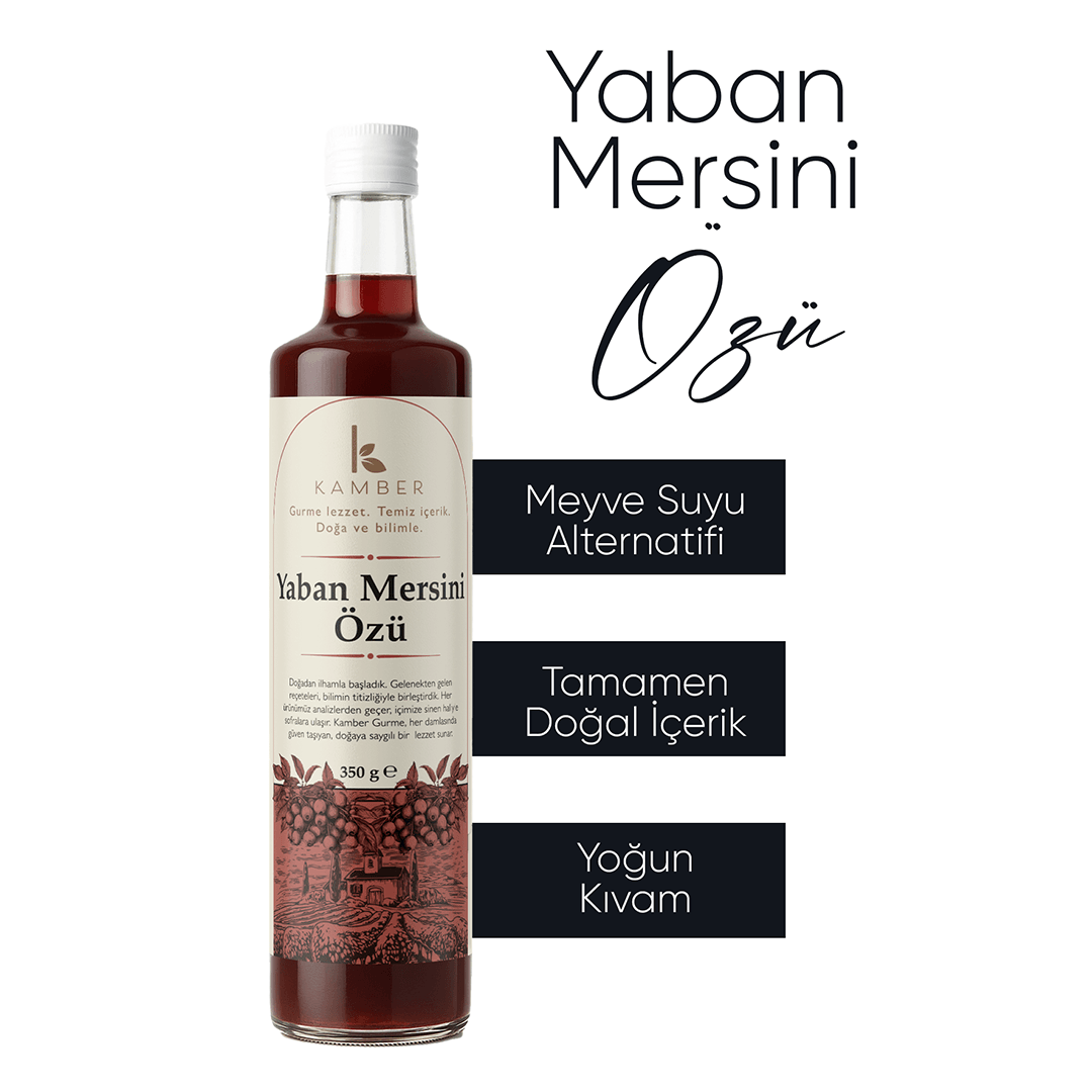 Yaban Mersini Özü 350gr (Yeni Hasat Kırmızı)- Özel Üretim