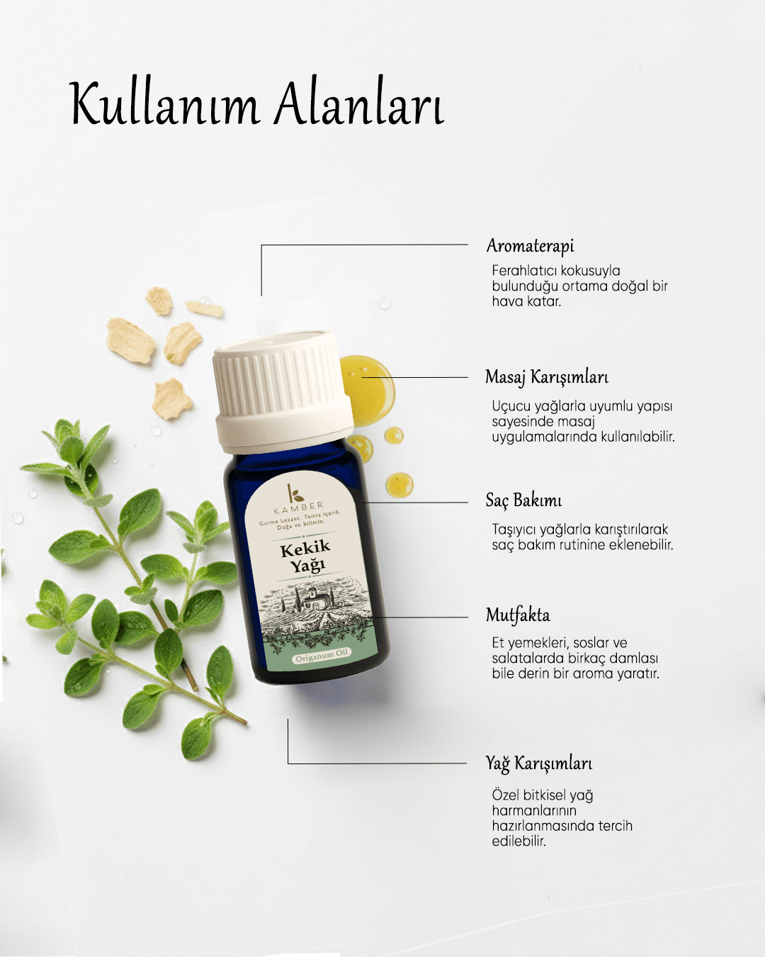 %100 Saf Kekik Yağı 10ml