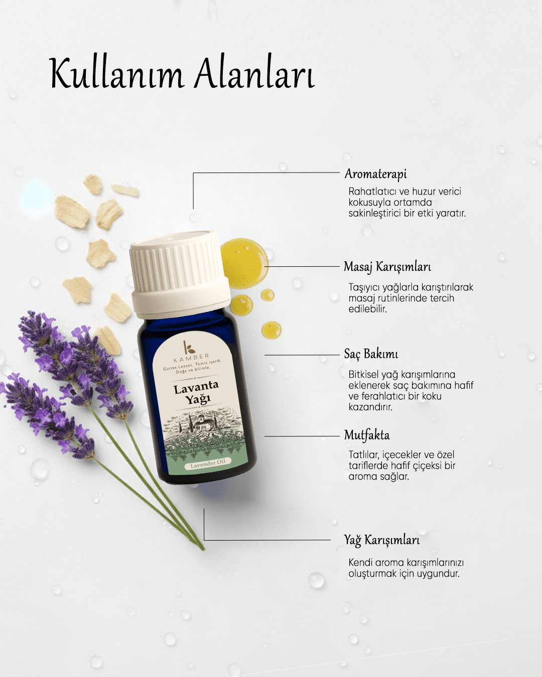%100 Saf Lavanta Yağı 10ml