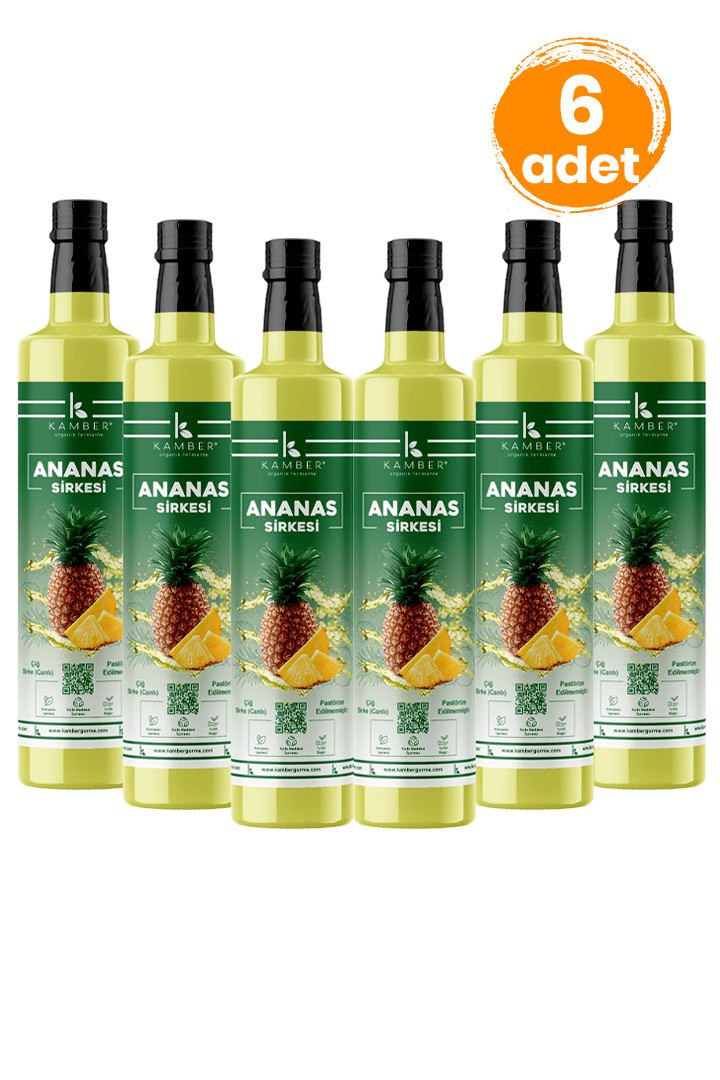 6'lı Ananas Sirkesi ( 6 x250 ML)