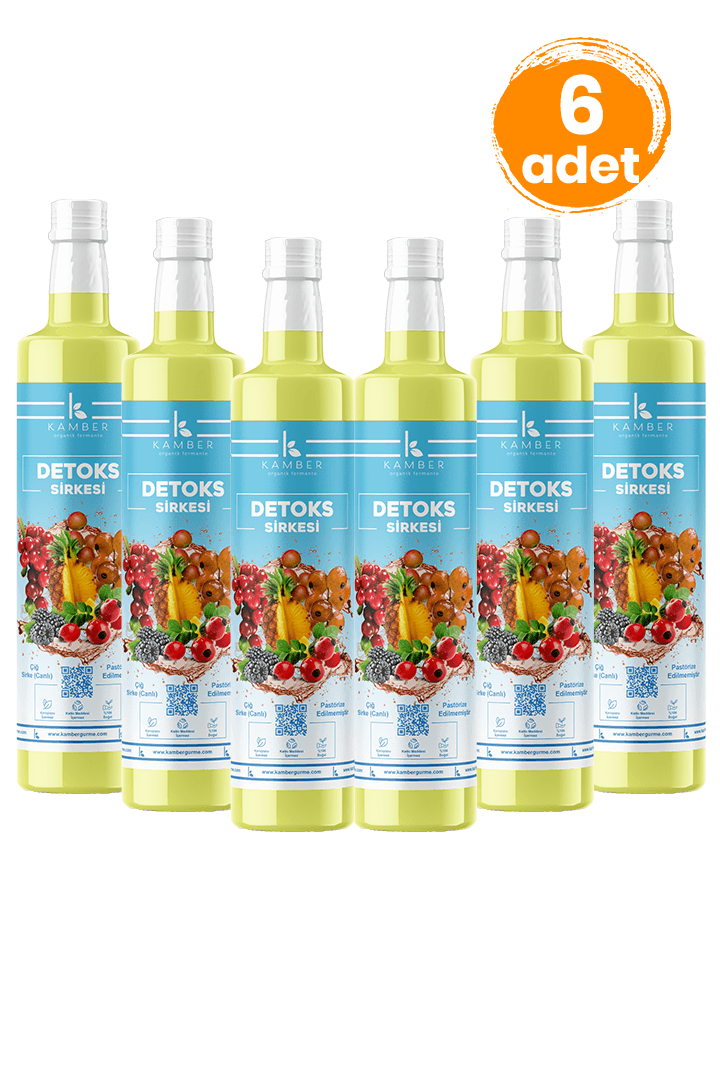 6'lı Detoks Sirkesi ( 6 x250 ML )