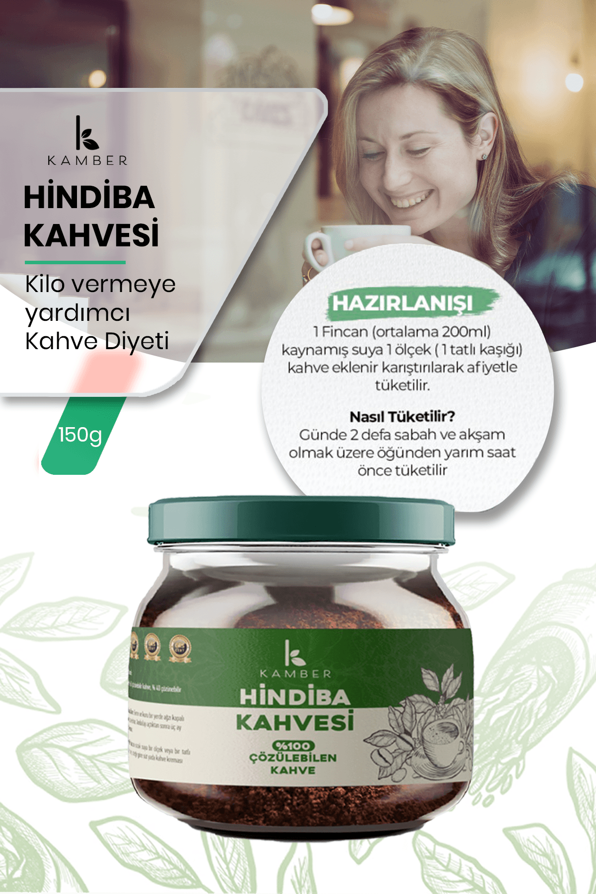 Hindiba Detox Kahvesi  - 150gr (1 aylık kullanım)