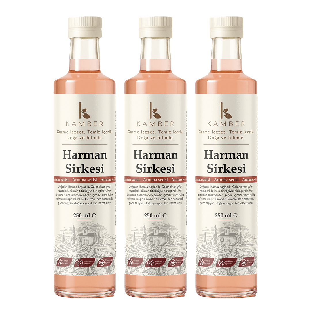 3'lü Harman Sirkesi - 3x250ML (1,5 Yıl Dinlendirilmiş)