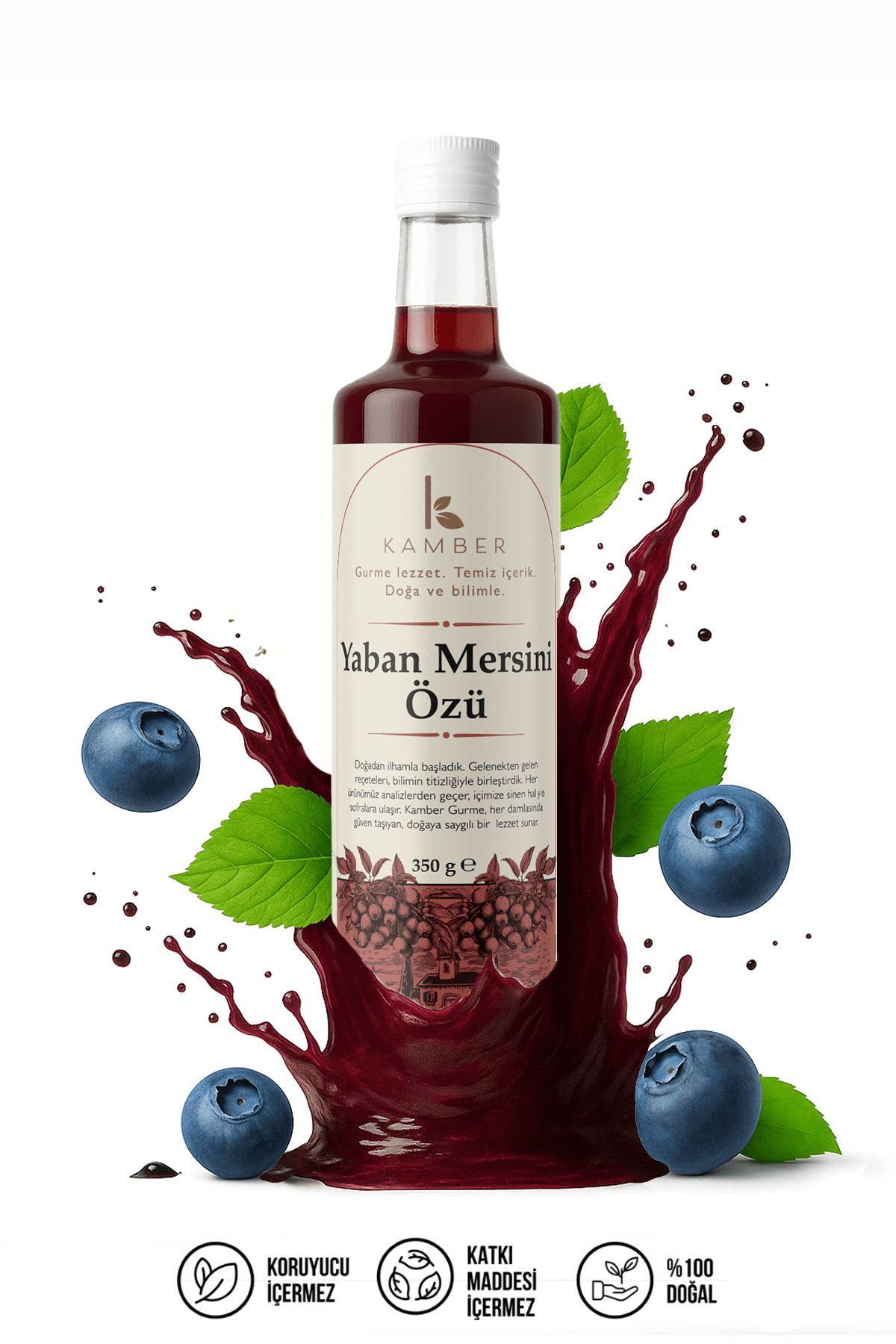 Yaban Mersini Özü 350gr (Yeni Hasat Kırmızı)- Özel Üretim