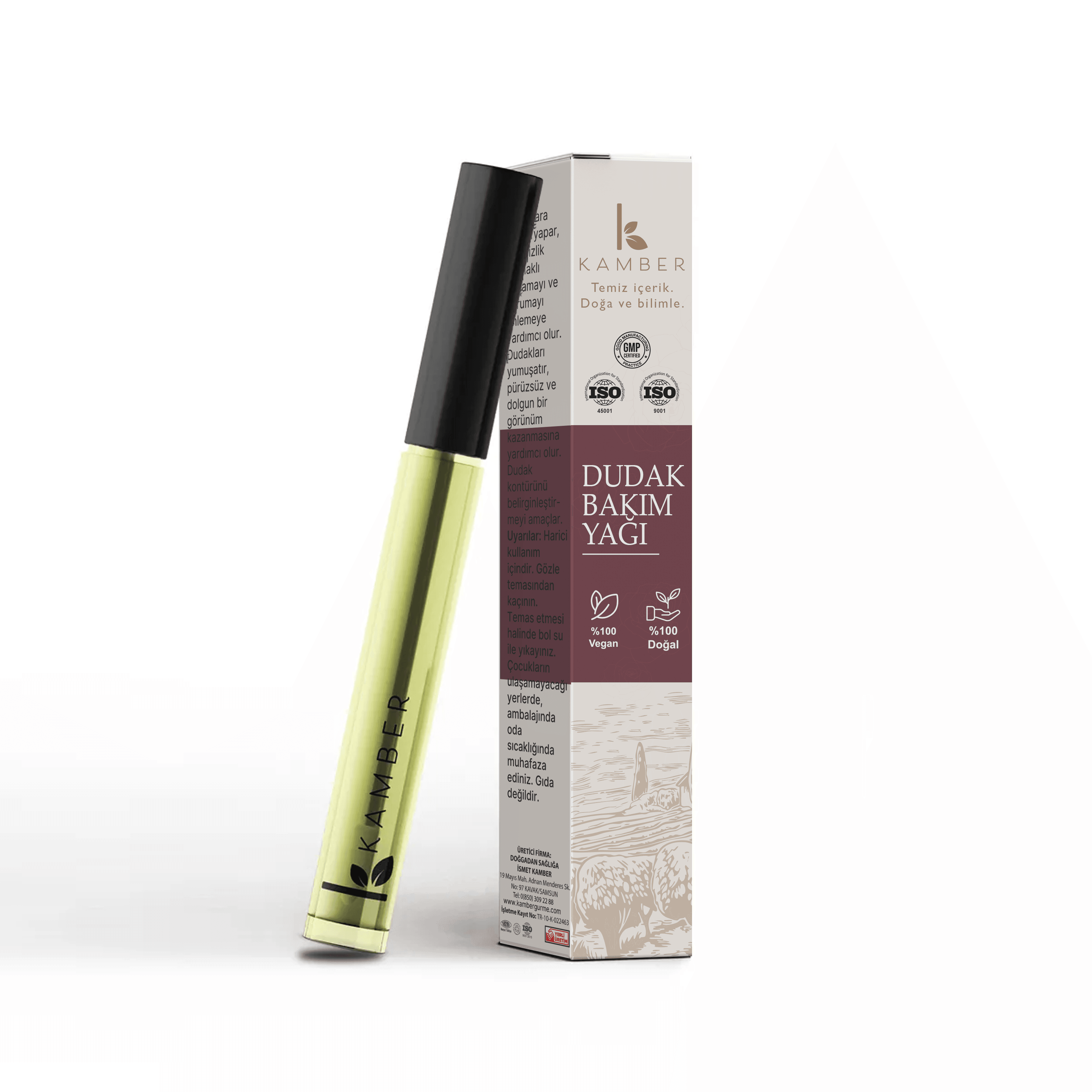 Gül Parçalı Dudak Bakım Yağı 20 ml