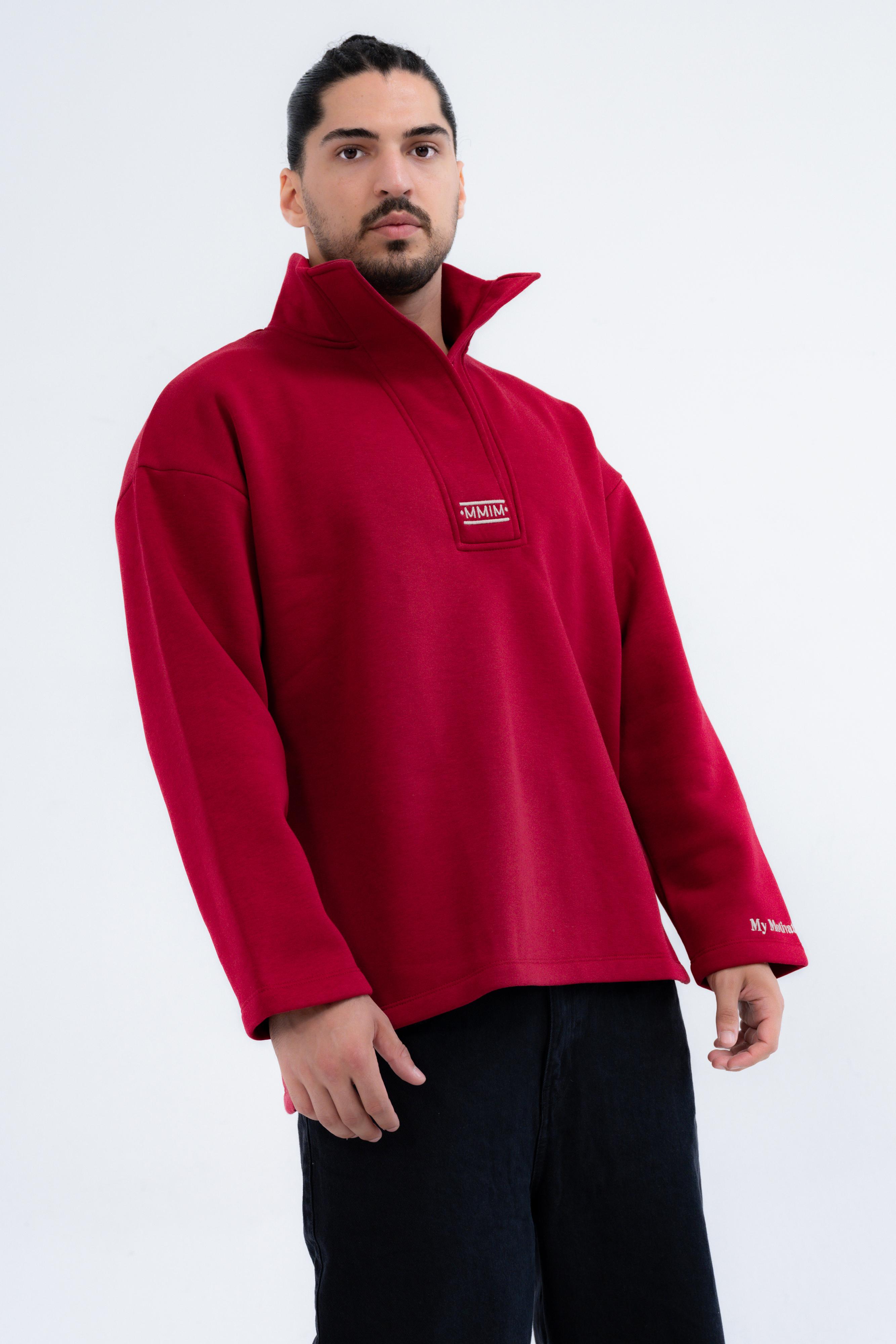 MMIM 019 UNISEX FUNNEL NECK SWEAT