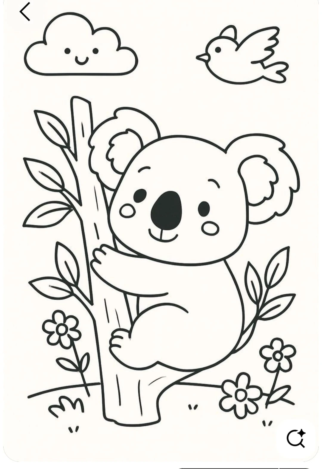 Numaralı Boyama Koala