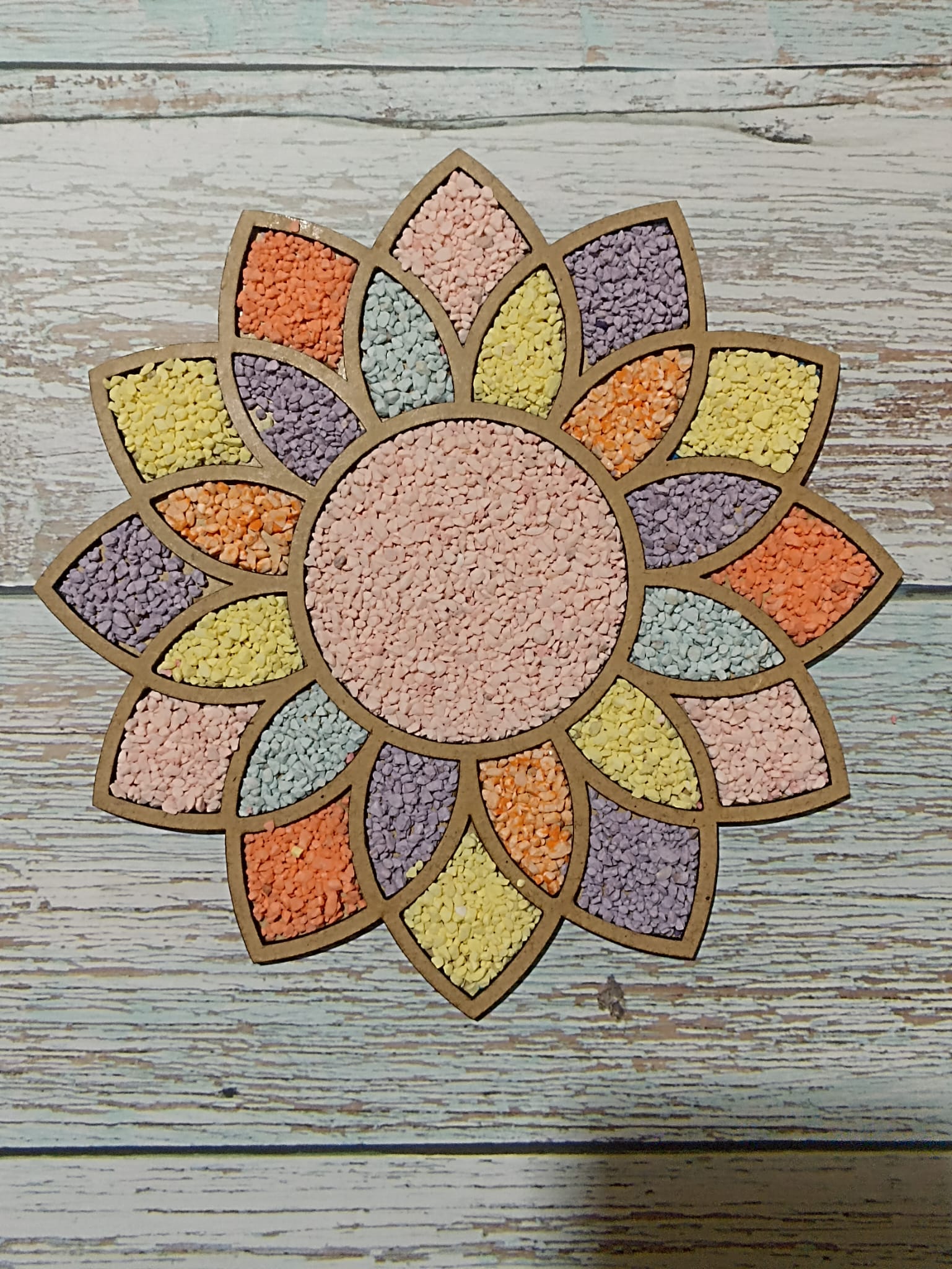 Çiçek Desenli Taş Boyama Seti