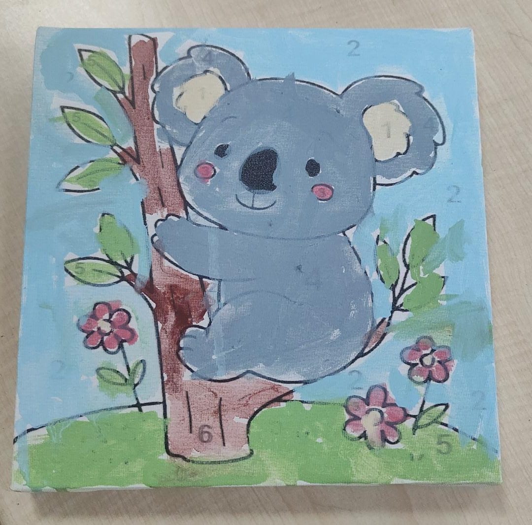 Numaralı Boyama Koala