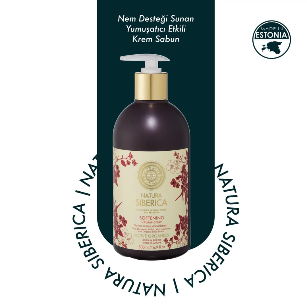 Natura Siberica Nem Desteği Sunan Yumuşatıcı Etkili Krem Sabun 500 ml