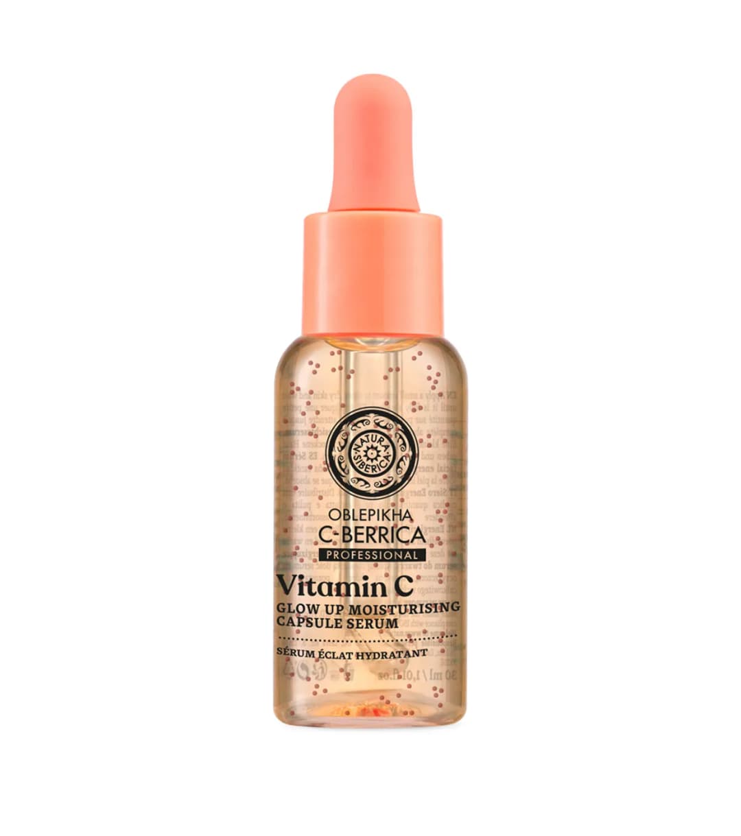 Natura Siberica O C-Berrica Vitamin C Glow Up Moisturising Capsule Serum, 30 ml