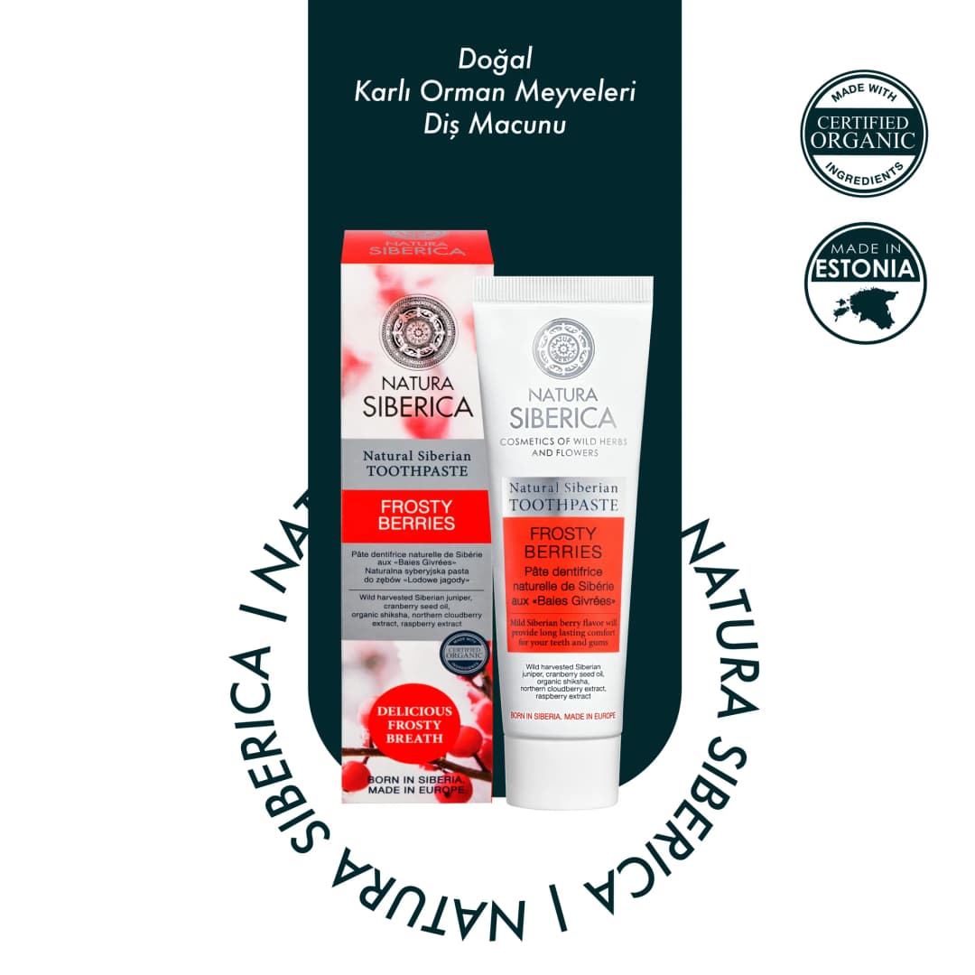 Natura Siberica Doğal “Karlı Orman Meyveleri” Diş Macunu 100 gr
