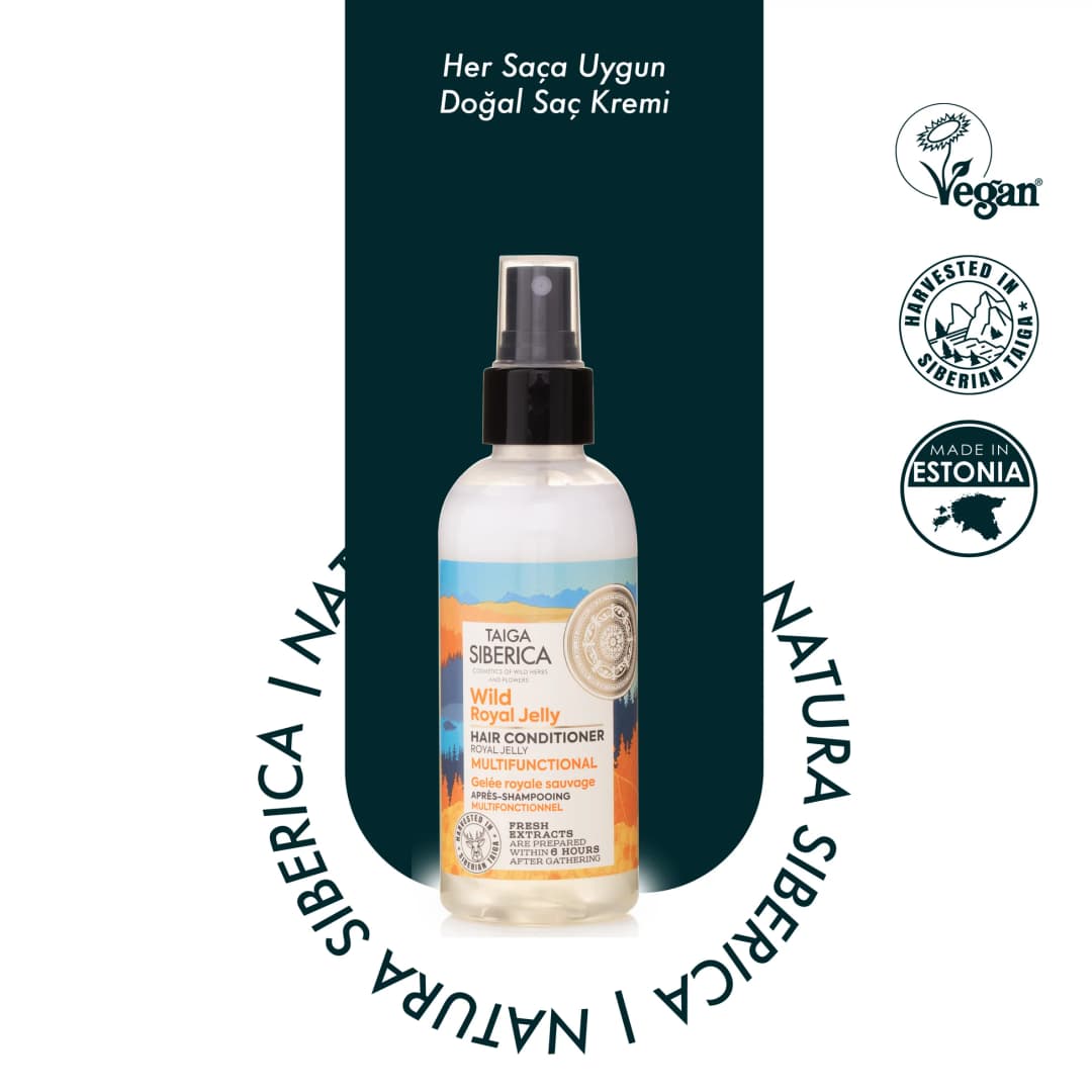 Natura Siberica Her Saça Uygun Doğal Saç Kremi 170 ml - Taiga Siberica
