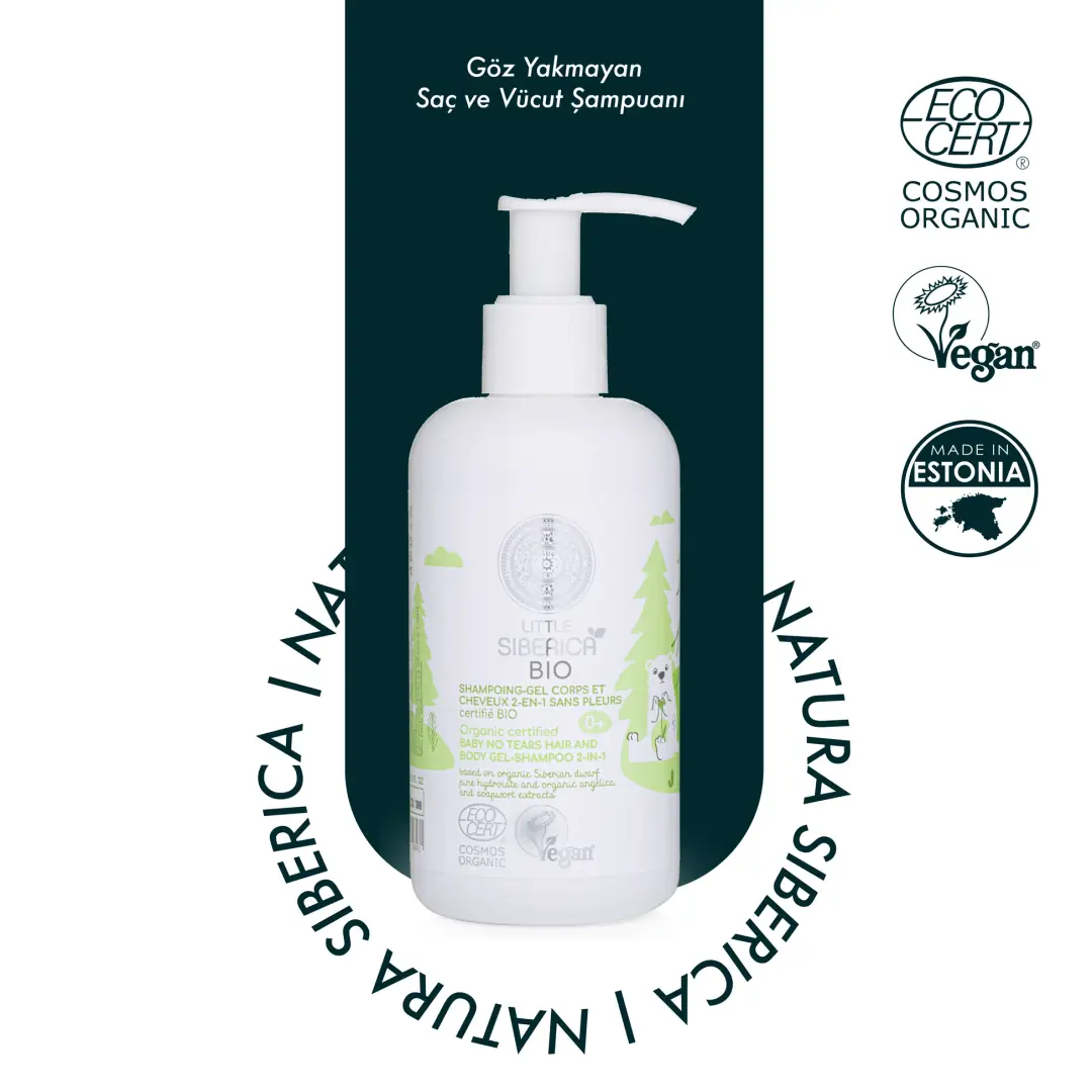 Natura Siberica Göz Yakmayan Saç ve Vücut Şampuanı 250 ml - Little Siberica