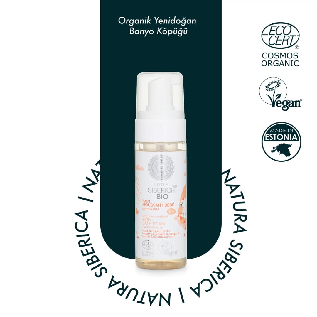 Natura Siberica Organik Yenidoğan Banyo Köpüğü 160 ml - Little Siberica,