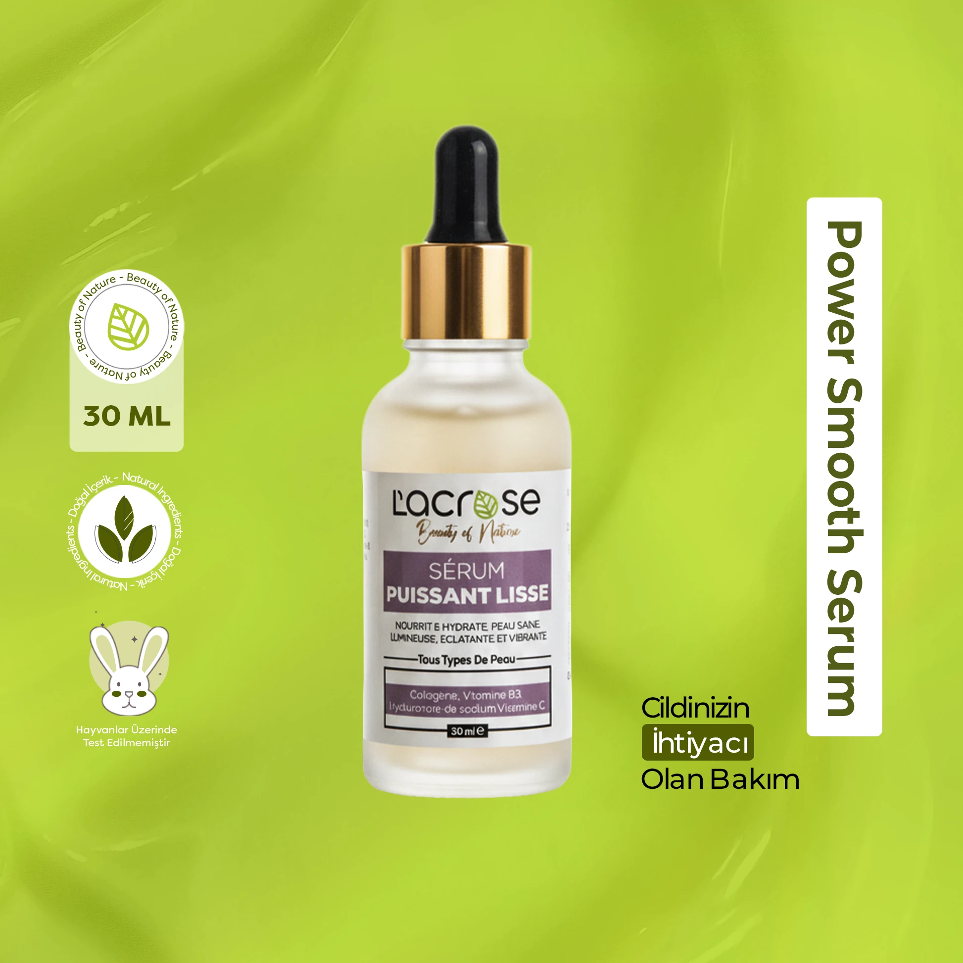 Power Smooth Yüz Serumu - 30 ml