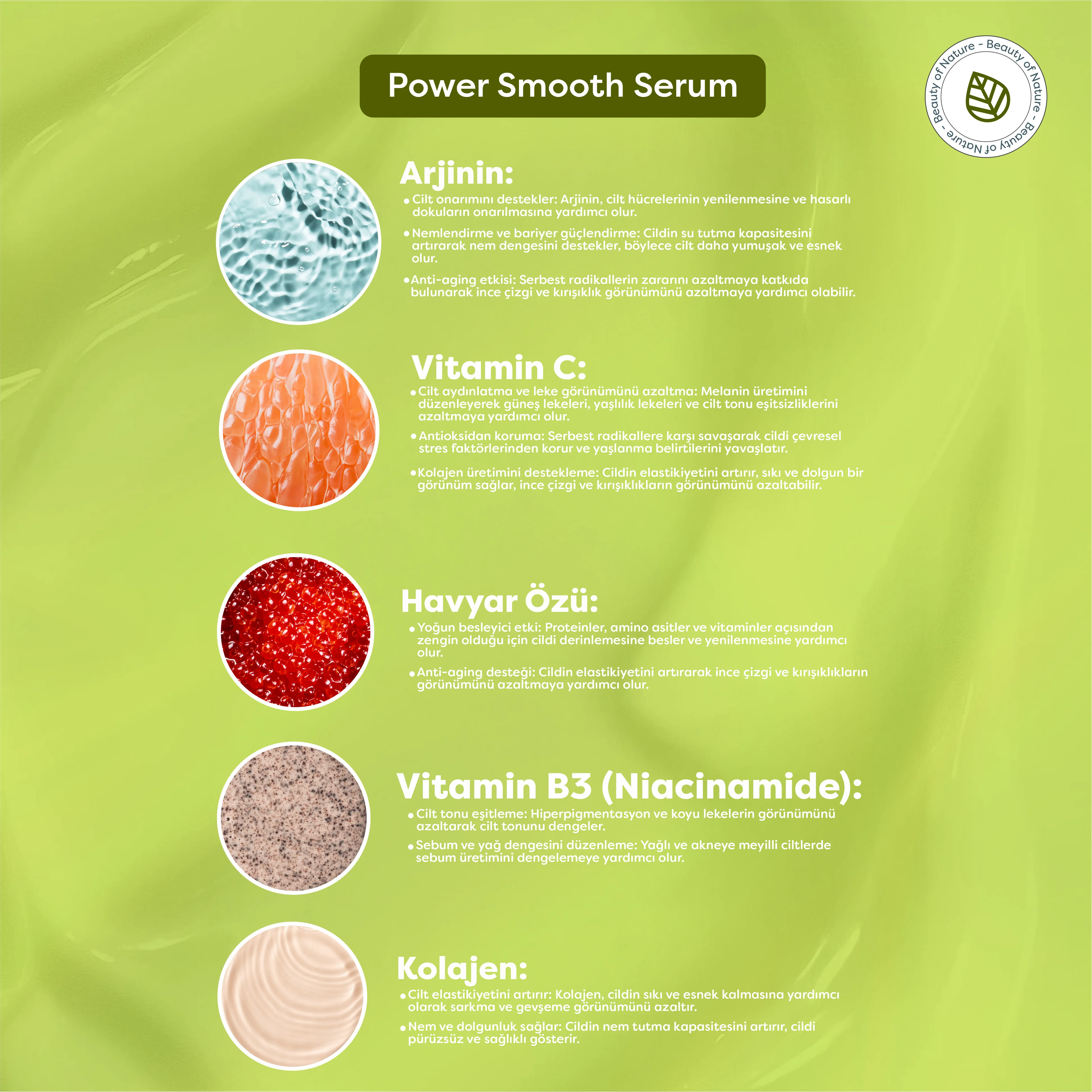 Power Smooth Yüz Serumu - 30 ml
