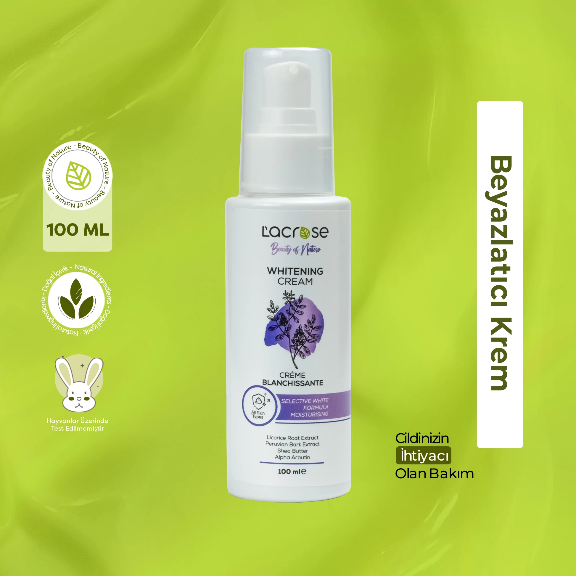Beyazlatıcı Krem - Whitening Cream - 100 ml