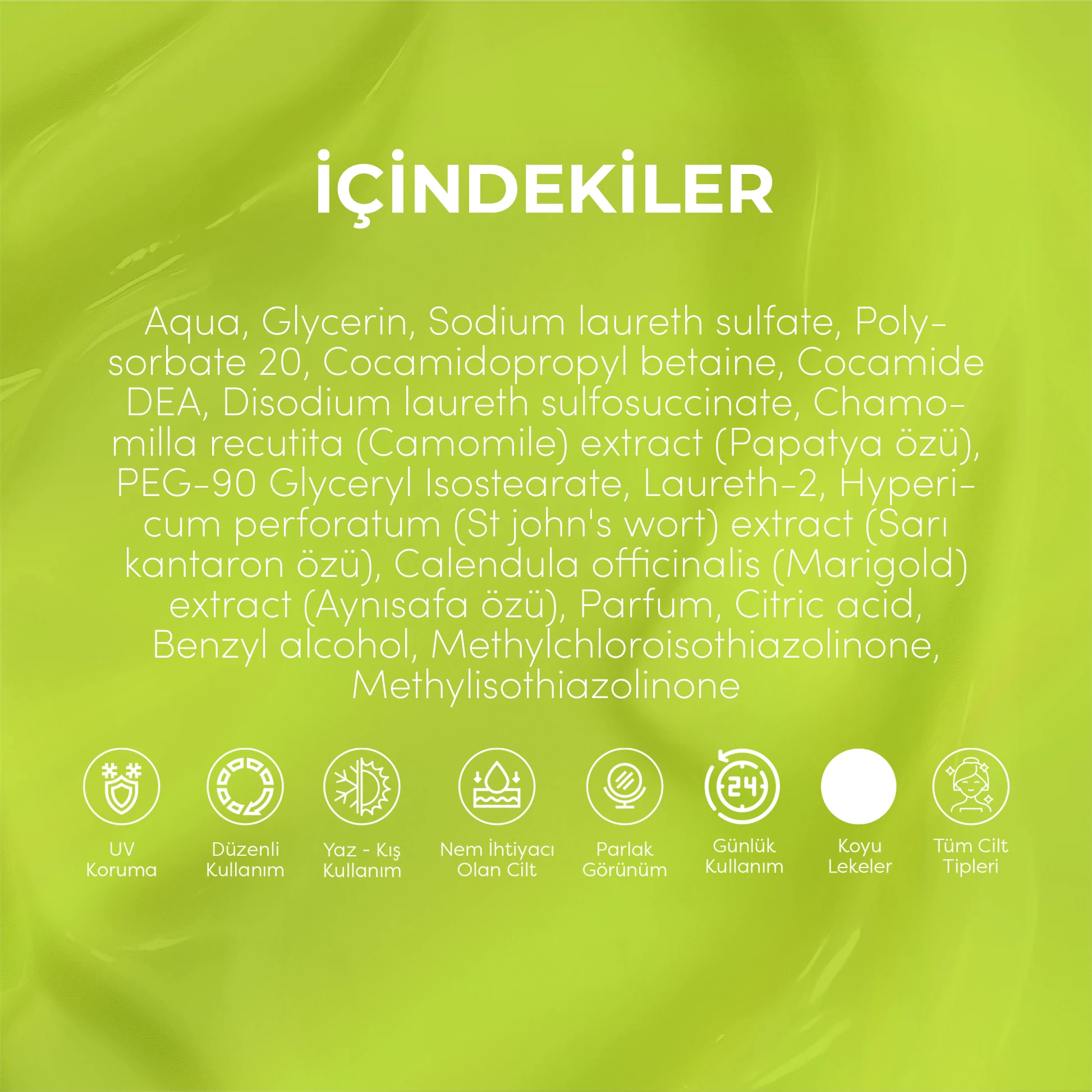 Papatya Özlü Yüz Temizleme Jeli