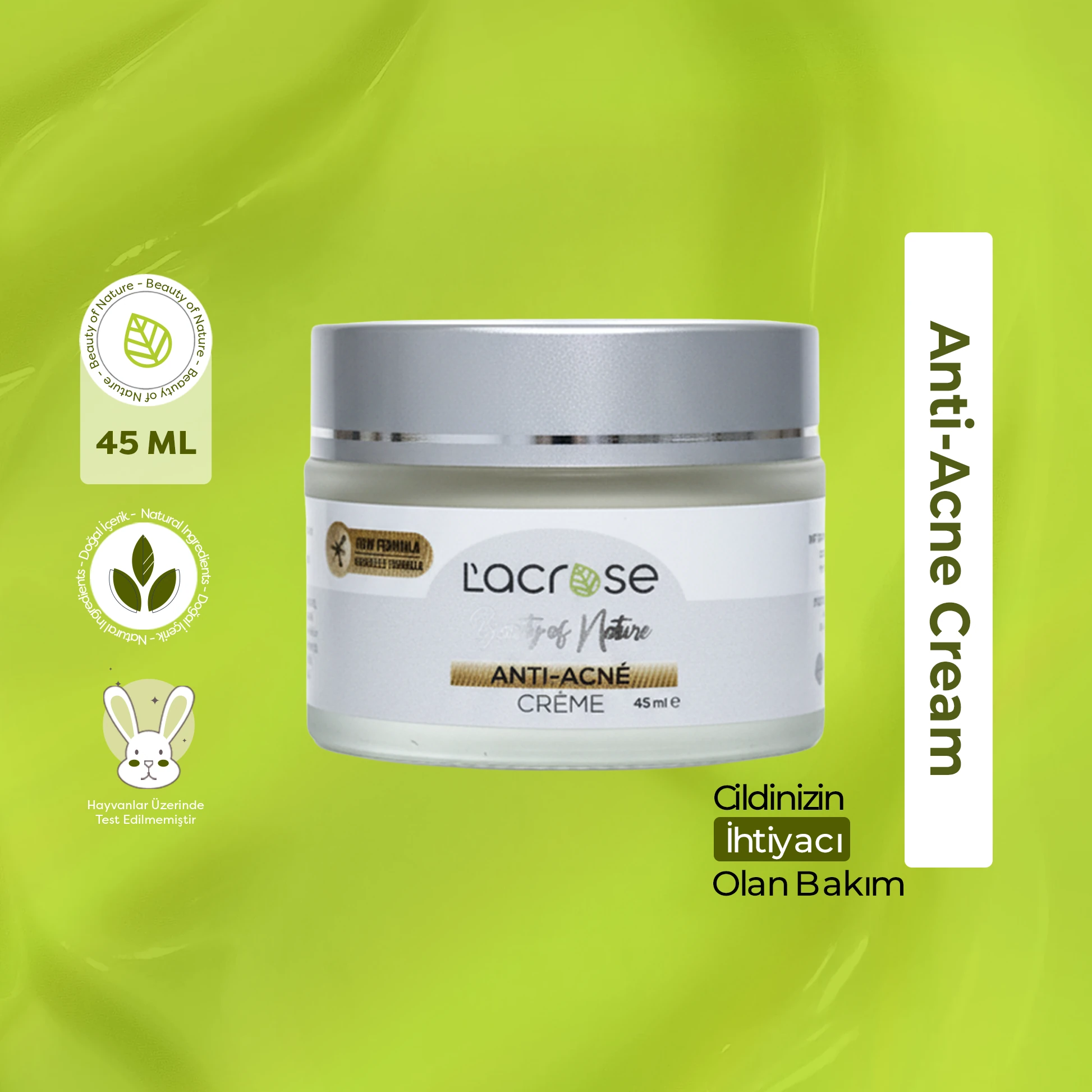 Akne Karşıtı Krem - Anti Acne Cream - 45 ML