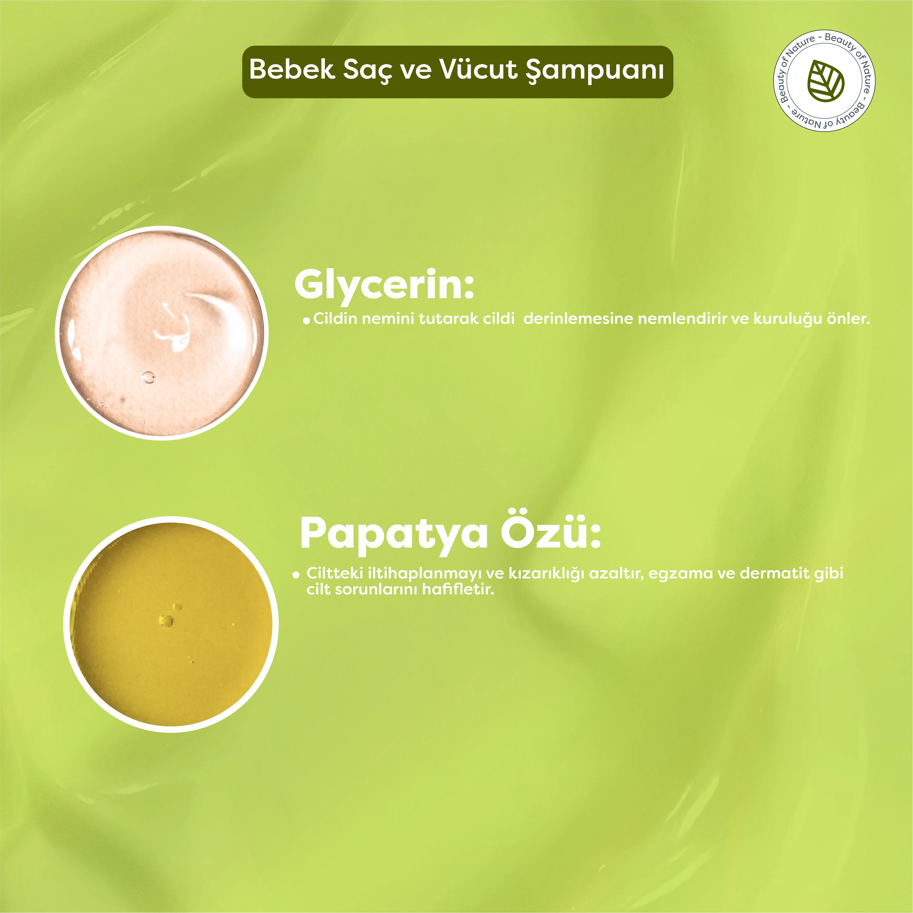 Bebek Saç ve Vücut Şampuanı - Baby Hair & Body Shampoo - 400ML