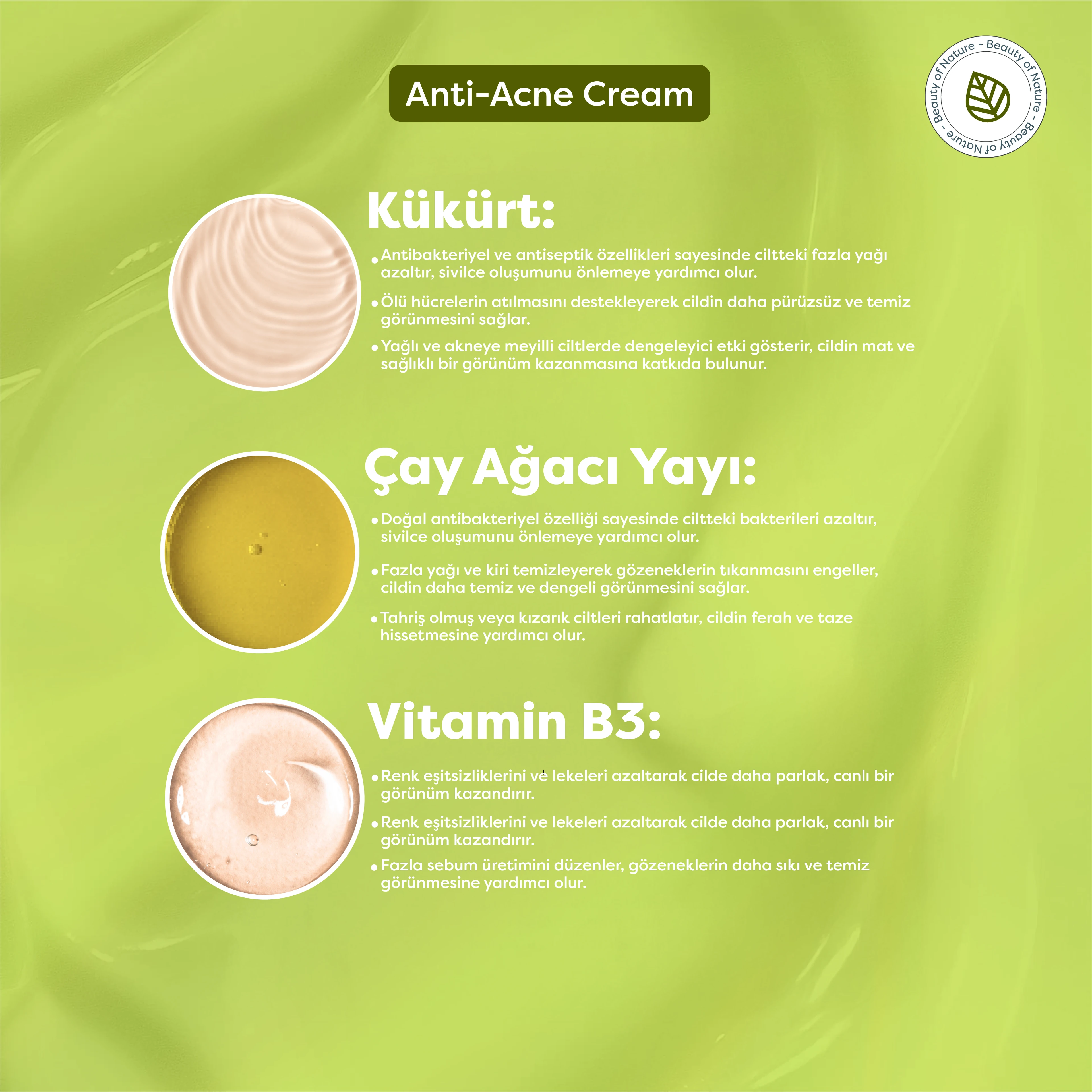 Akne Karşıtı Krem - Anti Acne Cream - 45 ML