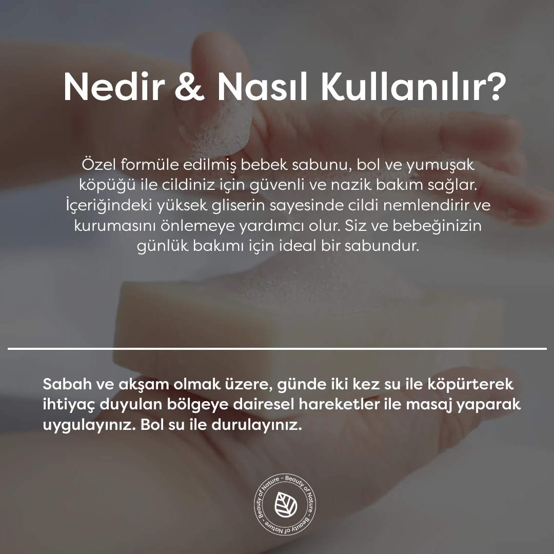 Bebek Sabunu Hassas Bakım - Baby Soap - 120 GR