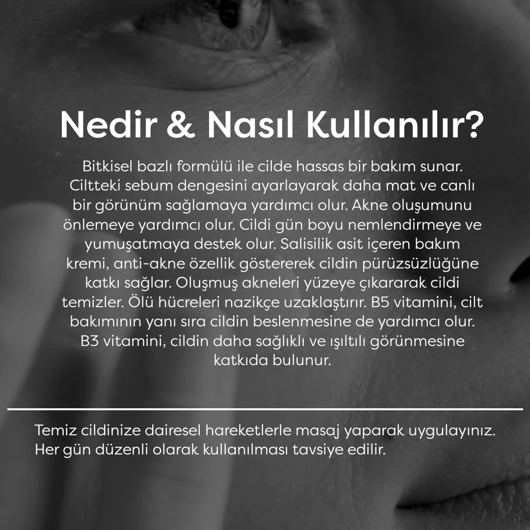 Akne Karşıtı Krem - Anti Acne Cream - 45 ML