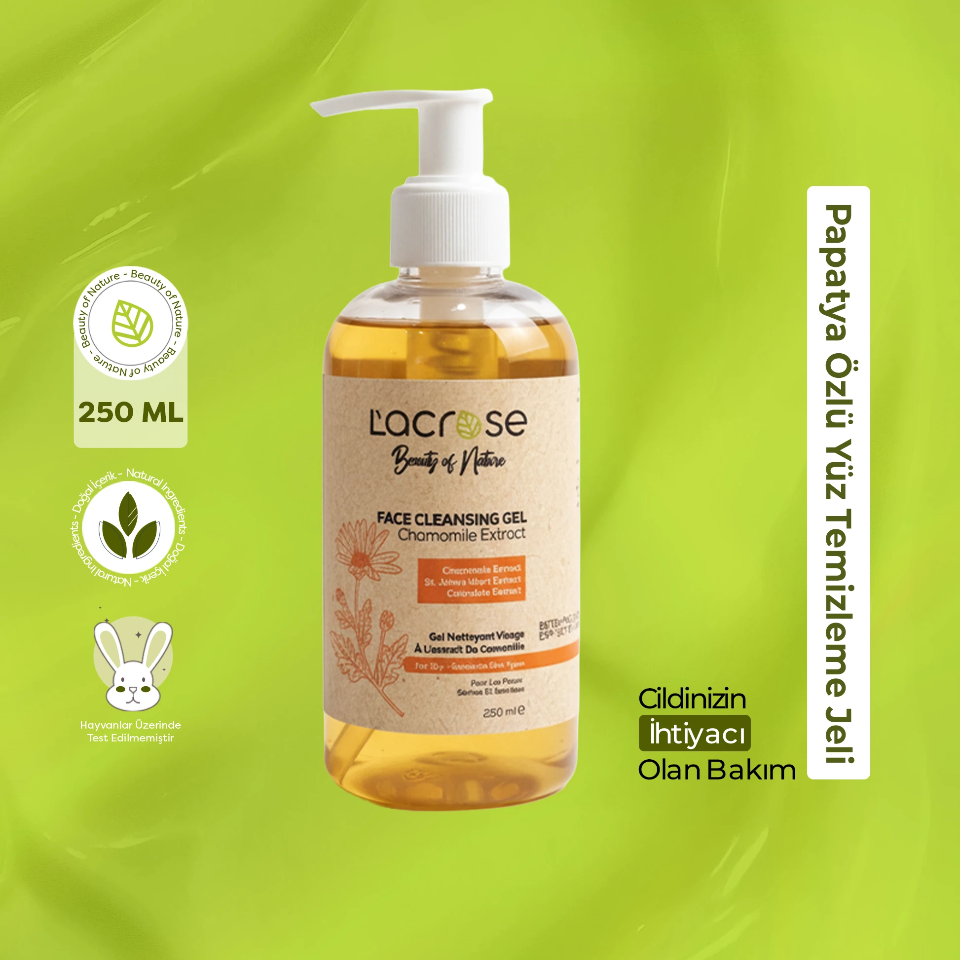 Papatya Özlü Yüz Temizleme Jeli