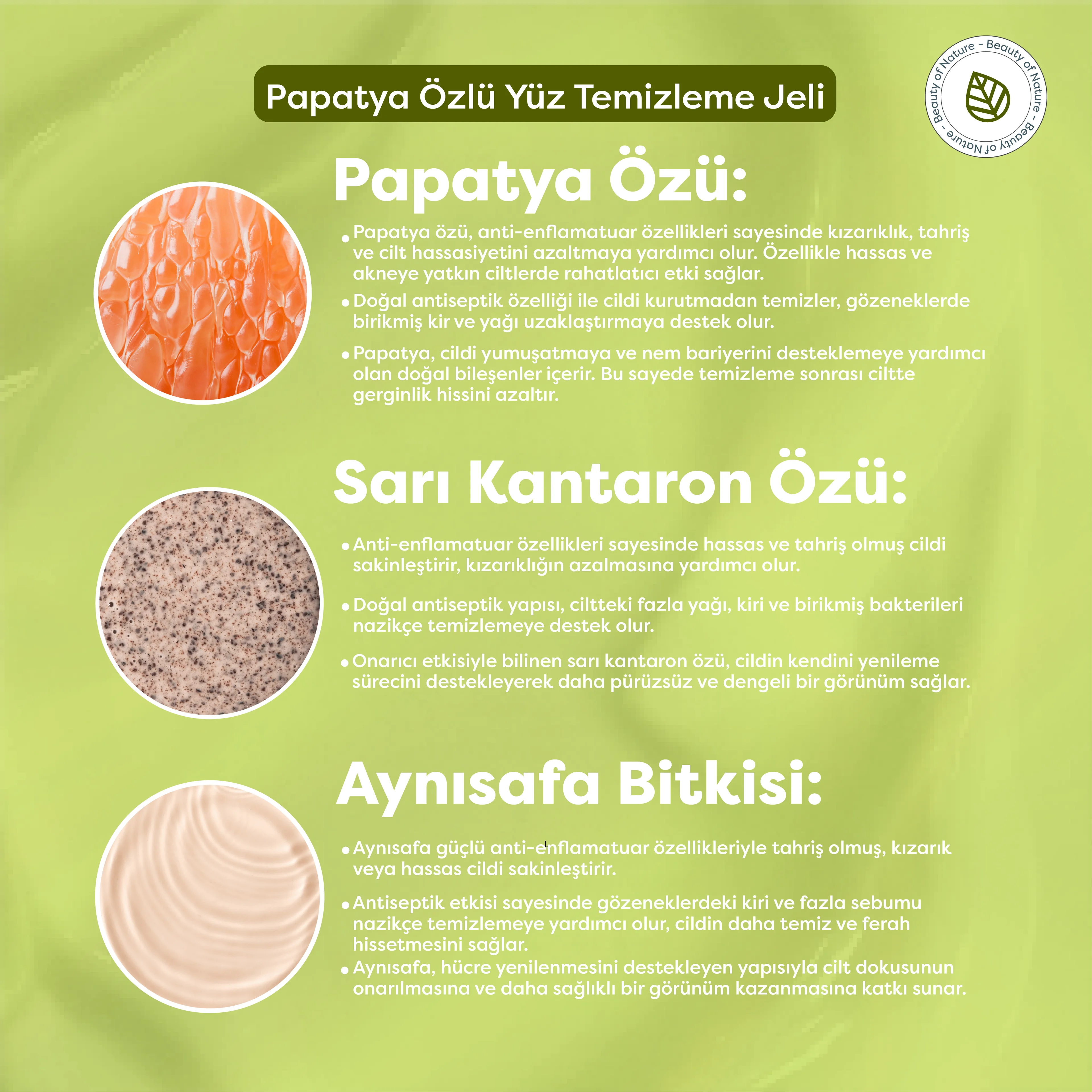 Papatya Özlü Yüz Temizleme Jeli