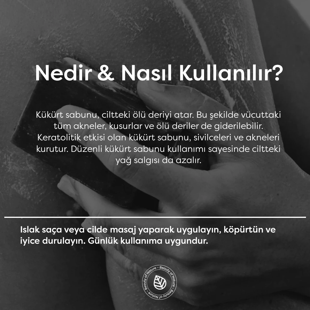 Kükürt Sabunu - Sulphur Soap - 125 gr